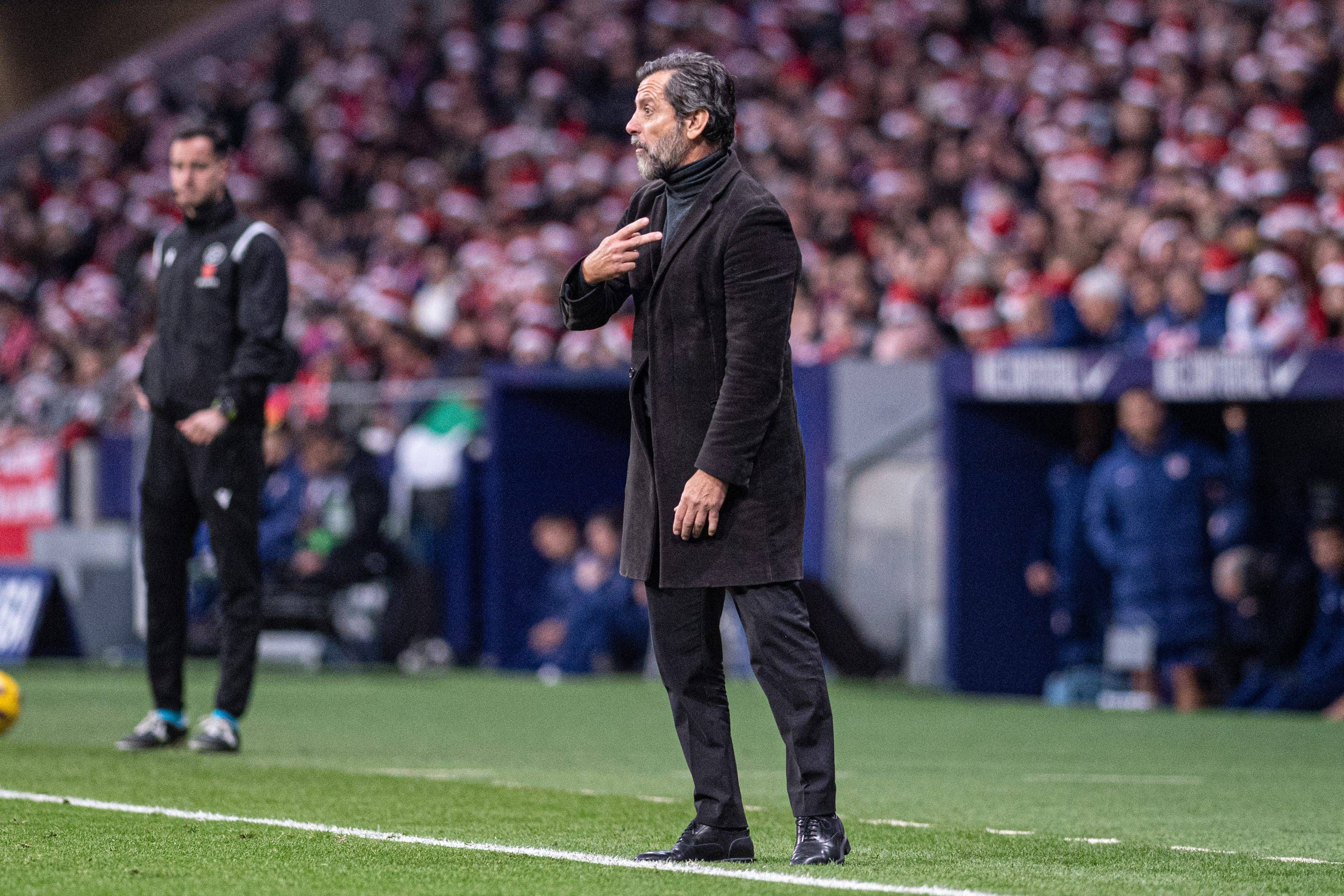 Quique Sánchez Flores en su segundo partido como entrenador del Sevilla (Cordon Press)