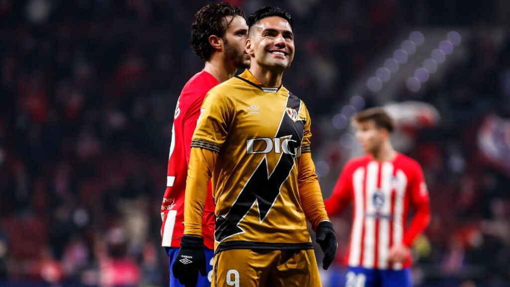 Radamel Falcao, futbolista del Rayo Vallecano
