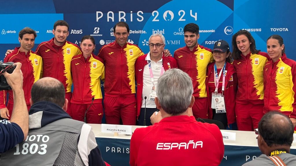 El equipo español de tenis en los Juegos Olímpicos
