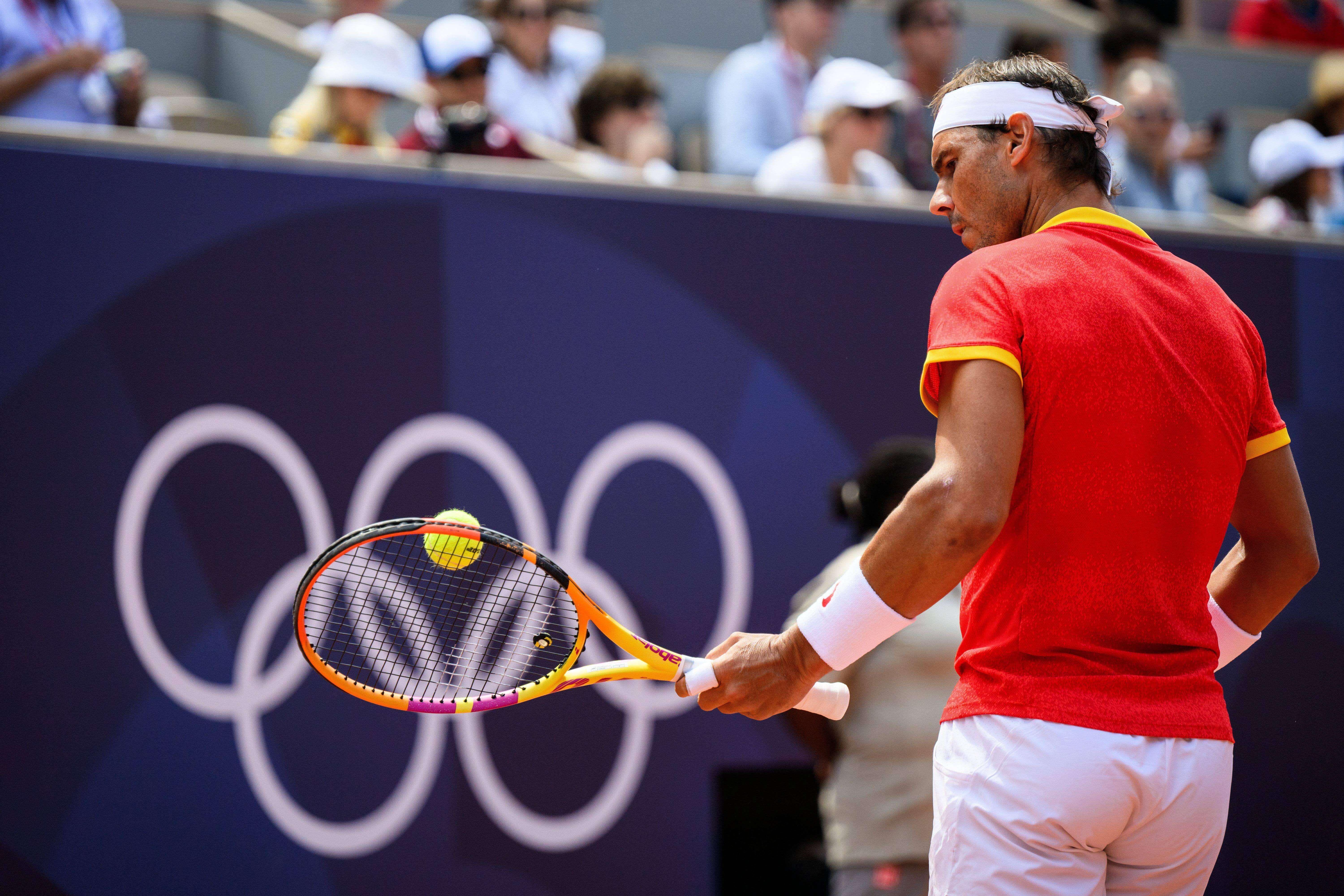  Rafa Nadal, ante Marton Fucsovics en París 2024.