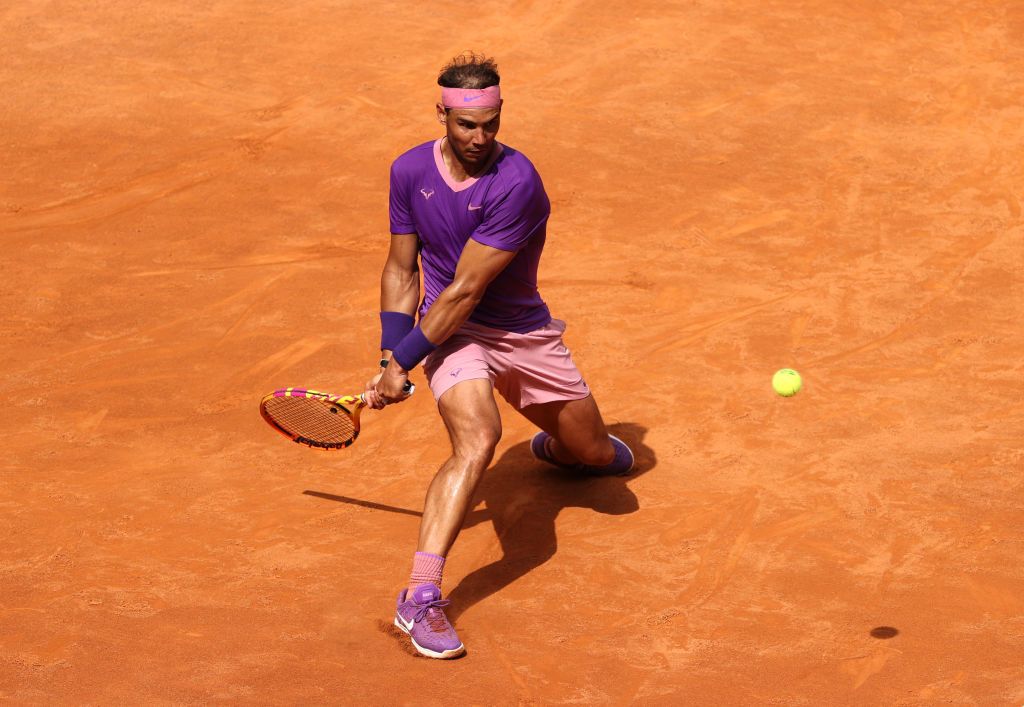 Rafa Nadal, durante el partido.