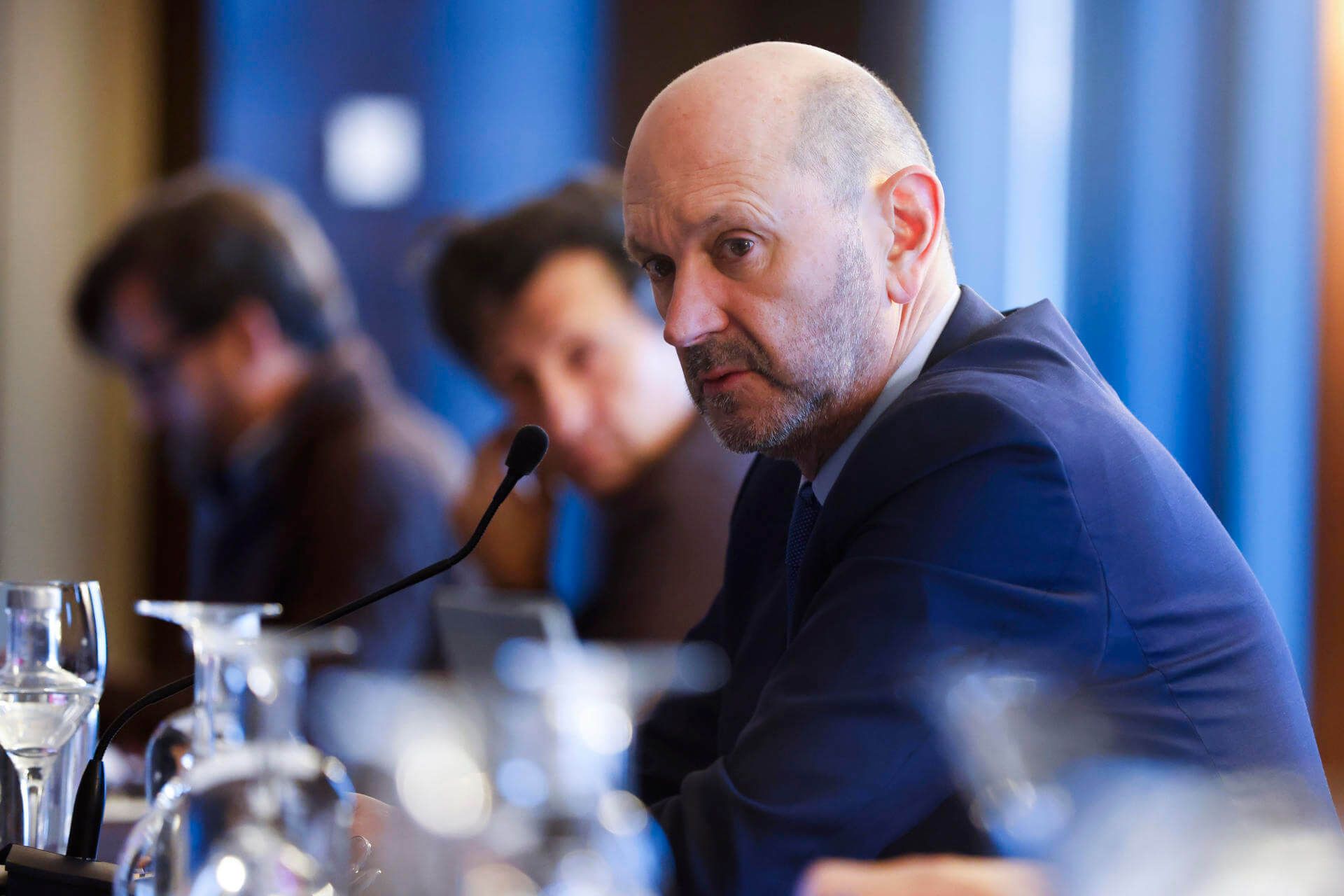 Rafael Louzán, en la presentación de su candidatura.