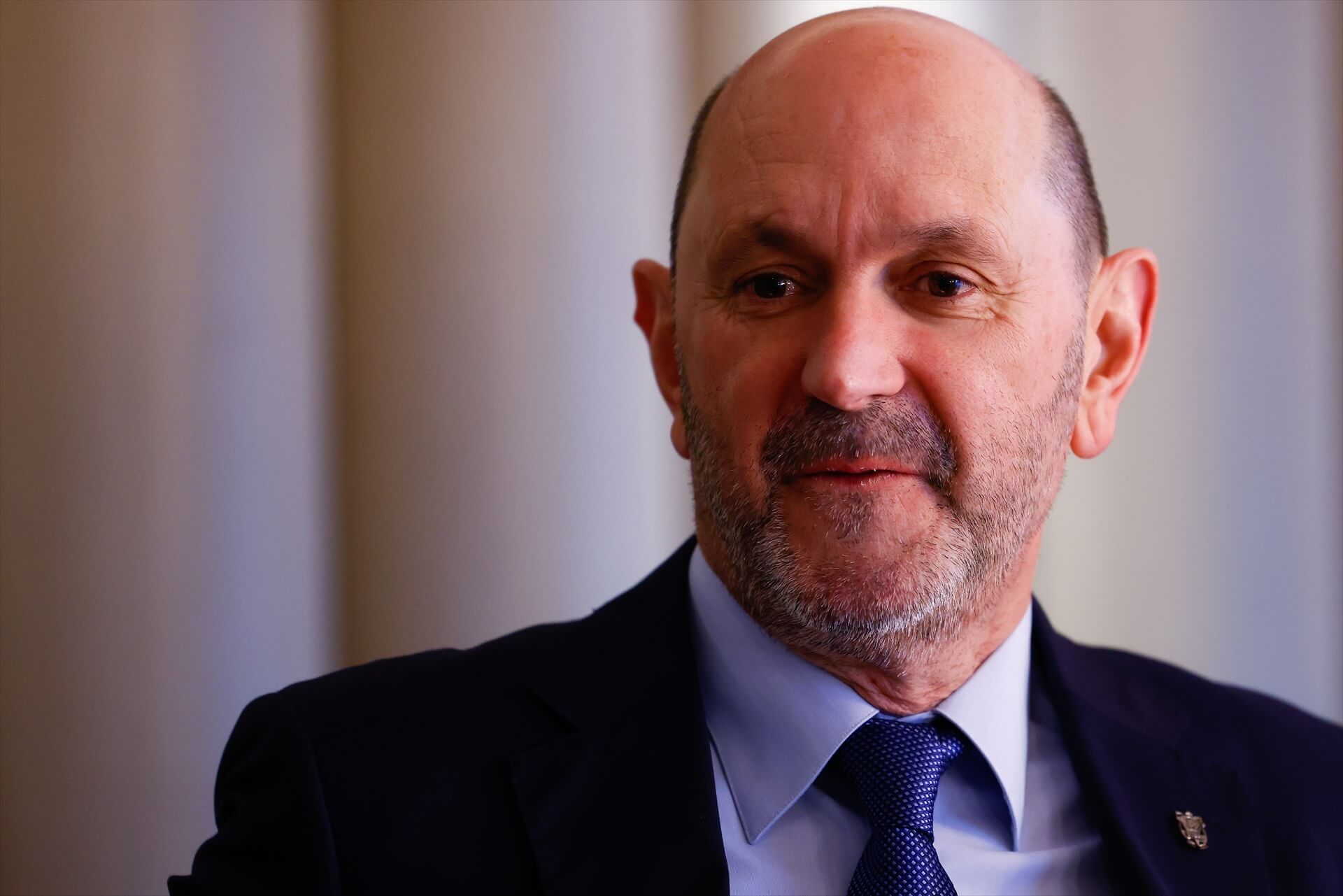 Rafael Louzán, en su presentación como candidato de la RFEF.