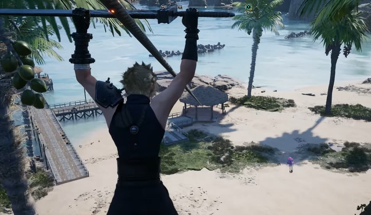  El chocobo debe quedar sin aliento de tanto explorar.