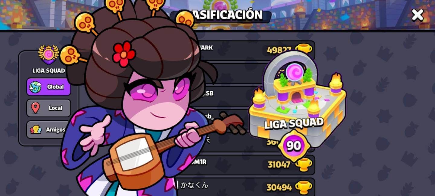 Bruja Geisha Siniestra, la skin gratis de la temporada 1 de la Liga Squad en Squad Busters