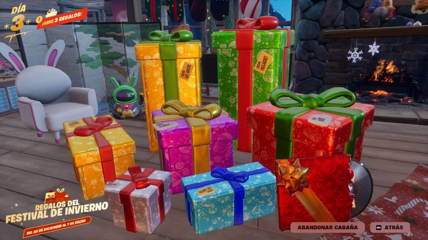 Los regalos de la cabaña del Festival de Invierno 2024 de Fortnite