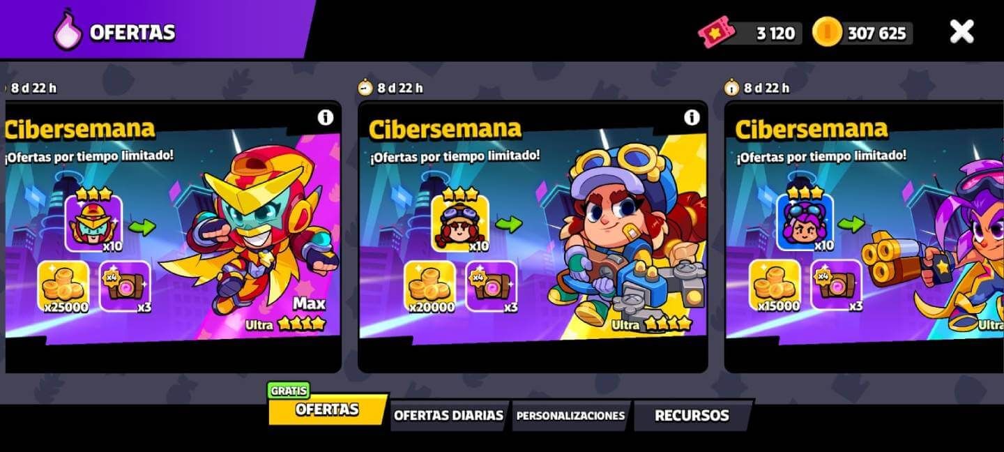  Los regalos de la Cibersemana 2024 en Squad Busters