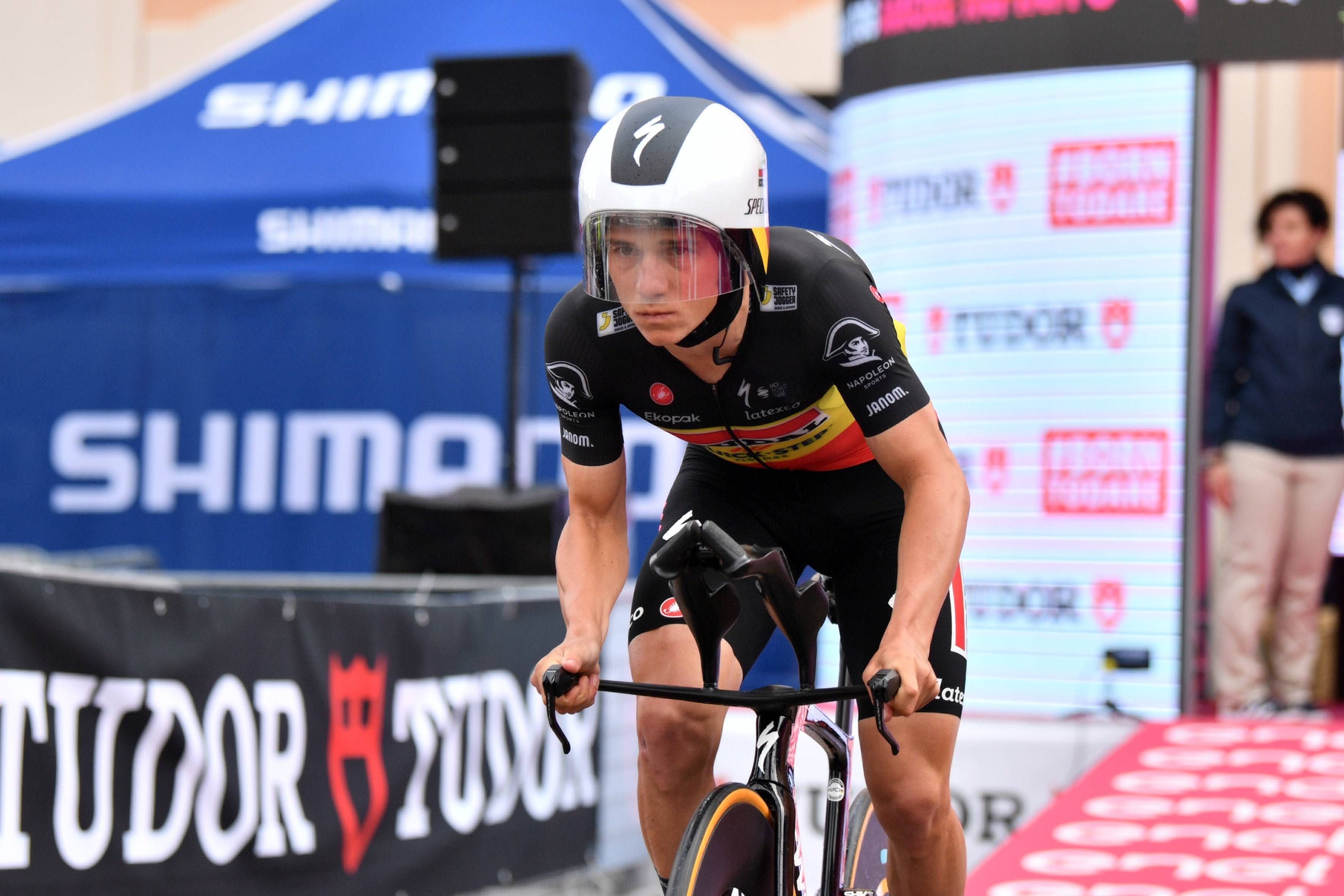  Remco Evenepoel, en la crono del Giro de Italia 2023.