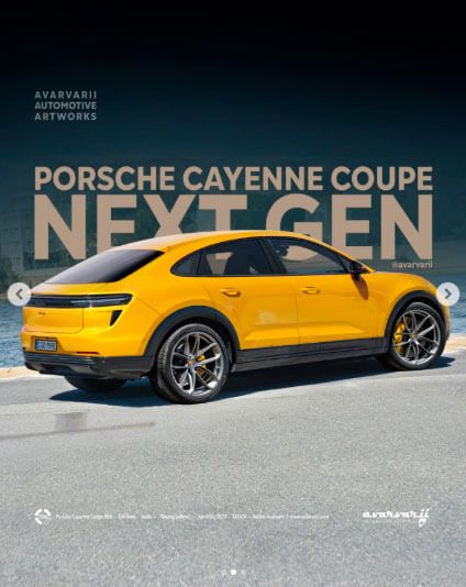 Render Porsche Cayenne EV 2026