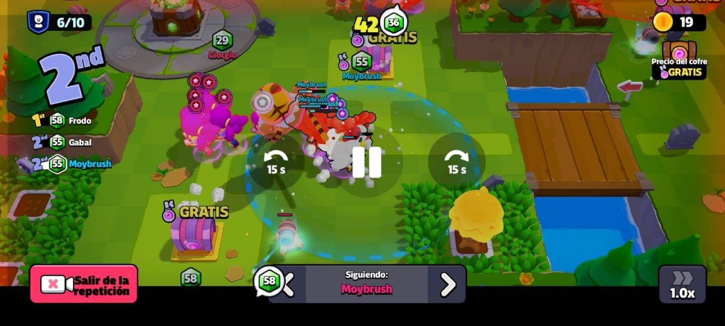  Las repeticiones de Squad Busters