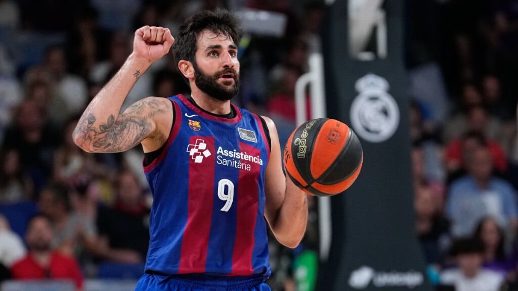  Ricky Rubio, en un partido con el Barça (EuropaPress)