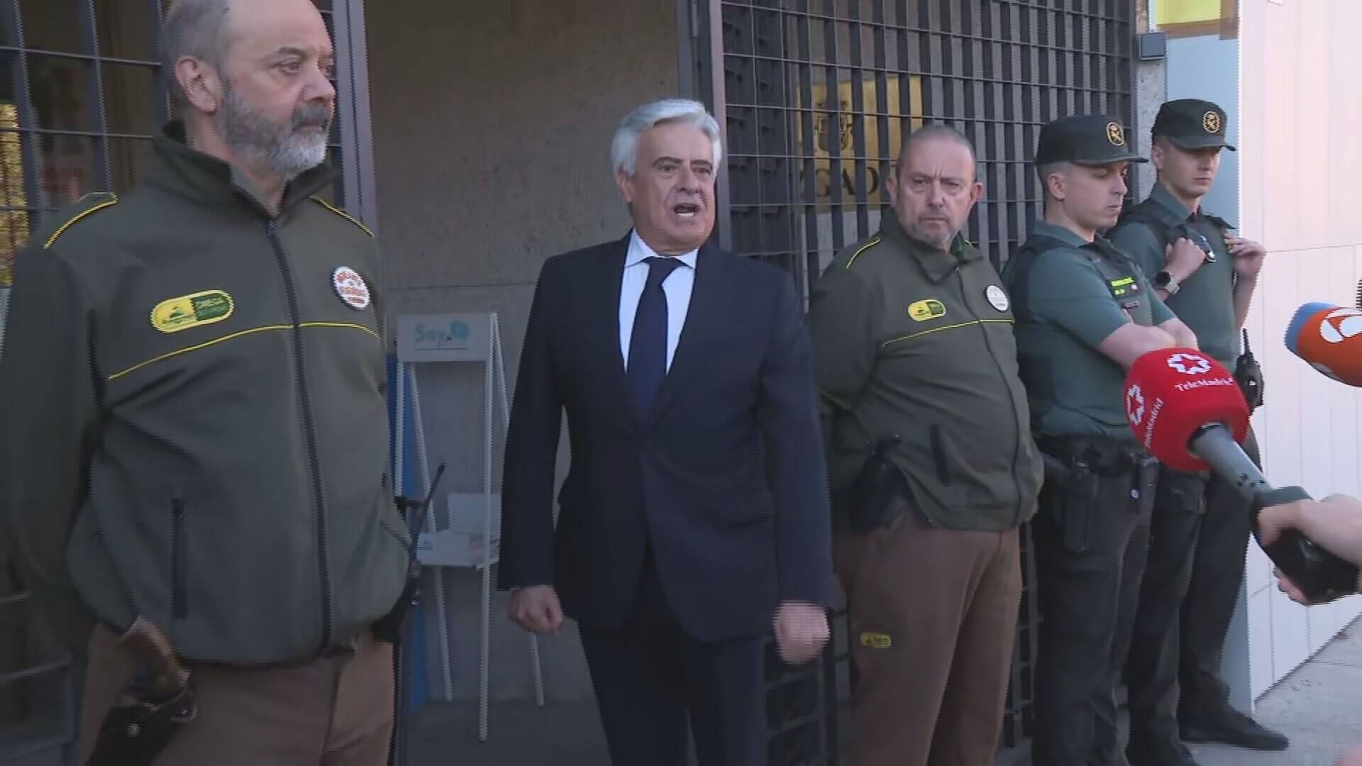 Pedro Rocha a su llegada a los juzgados de Majadahonda para declarar por la operación Brody