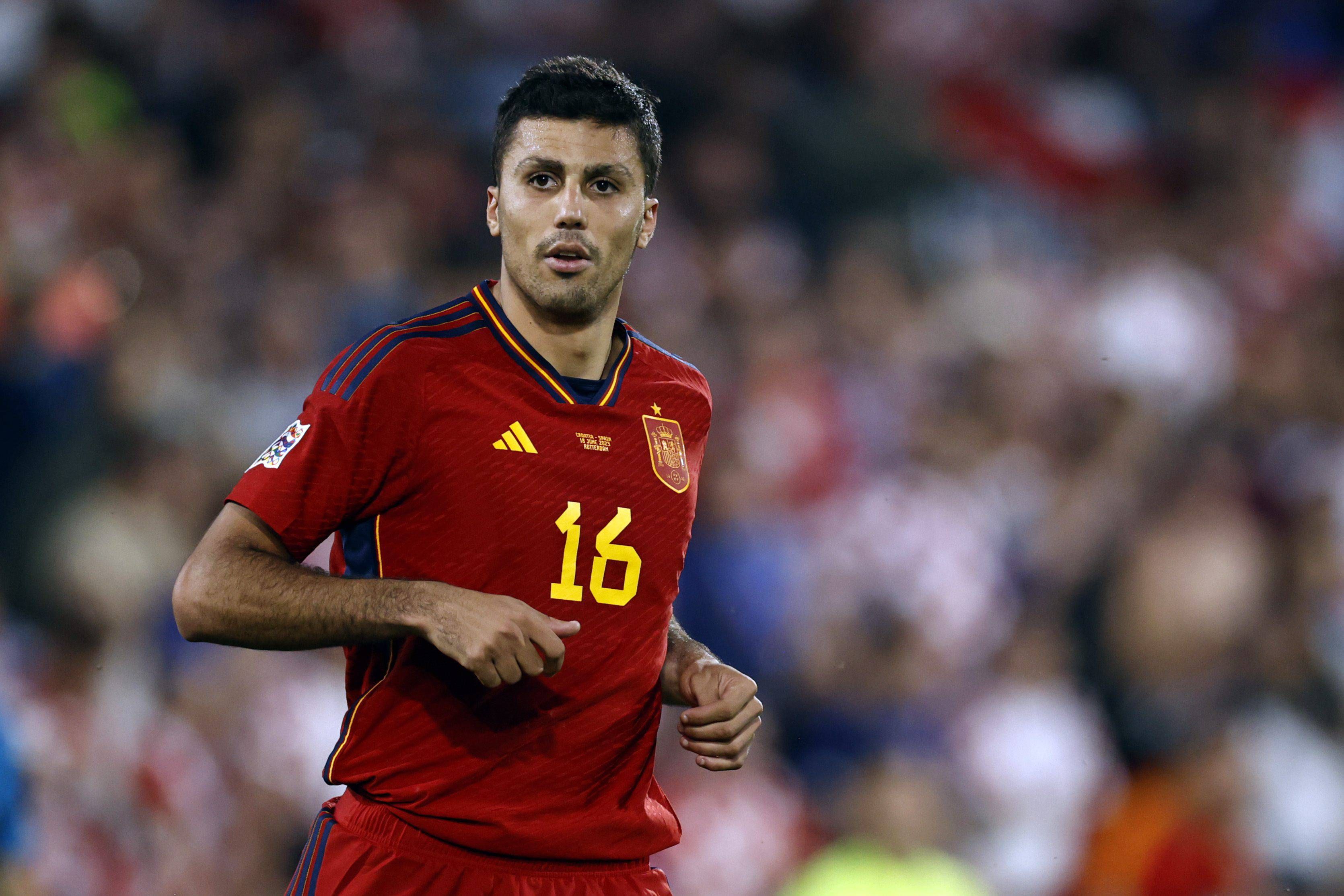  Rodri, en el Croacia-España de la Nations League (FOTO: Cordón Press).