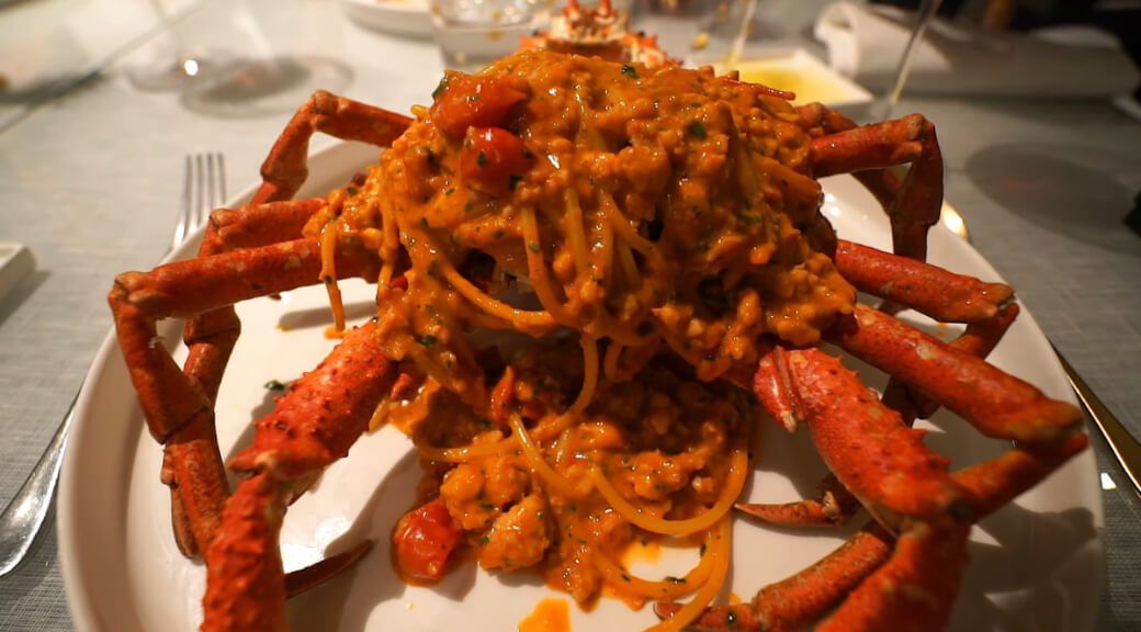  El plato principal del restaurante Calabritto (Youtube Rodrigo Fáez)