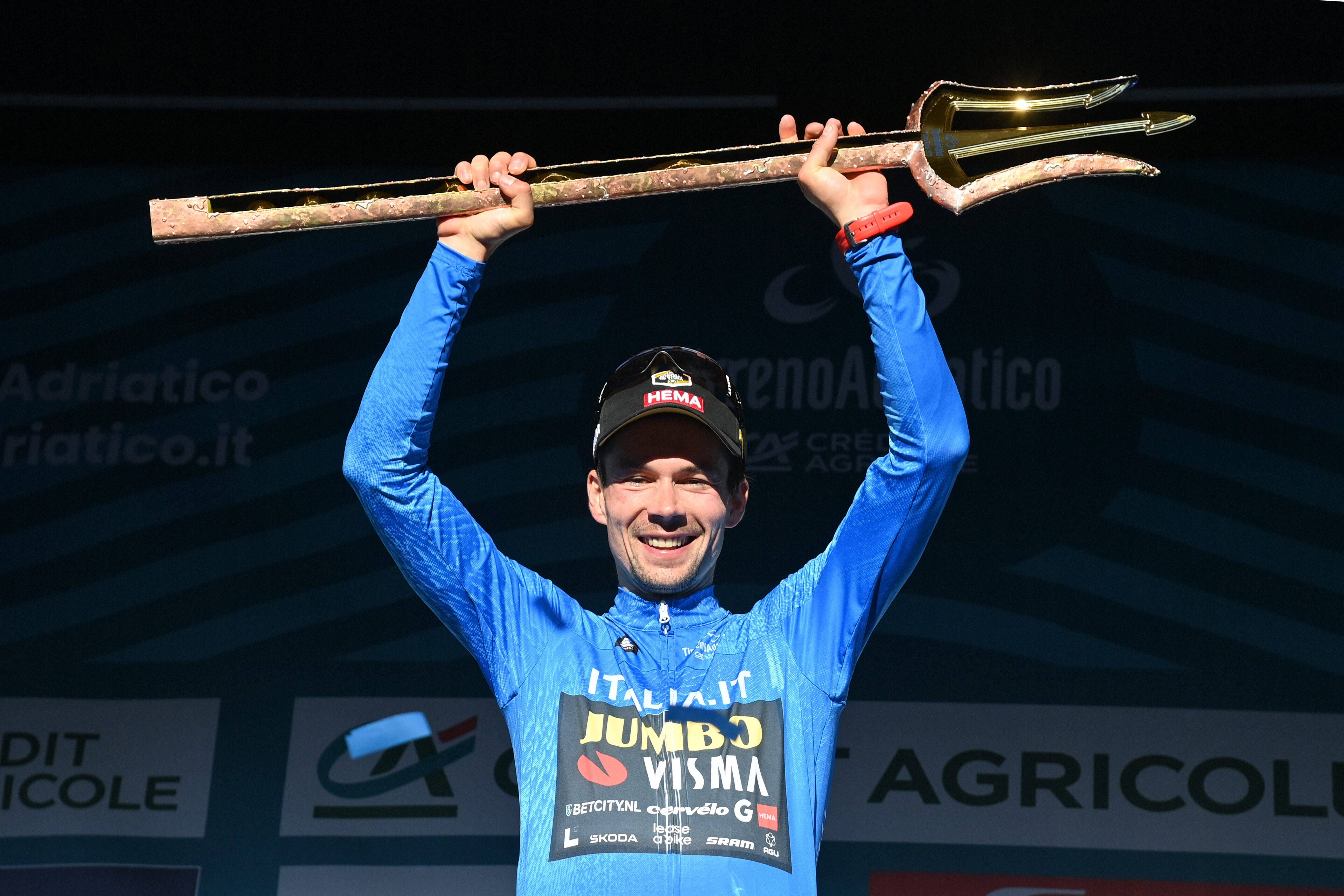  Primoz Roglic, campeón de una Tirreno-Adriático 2023.