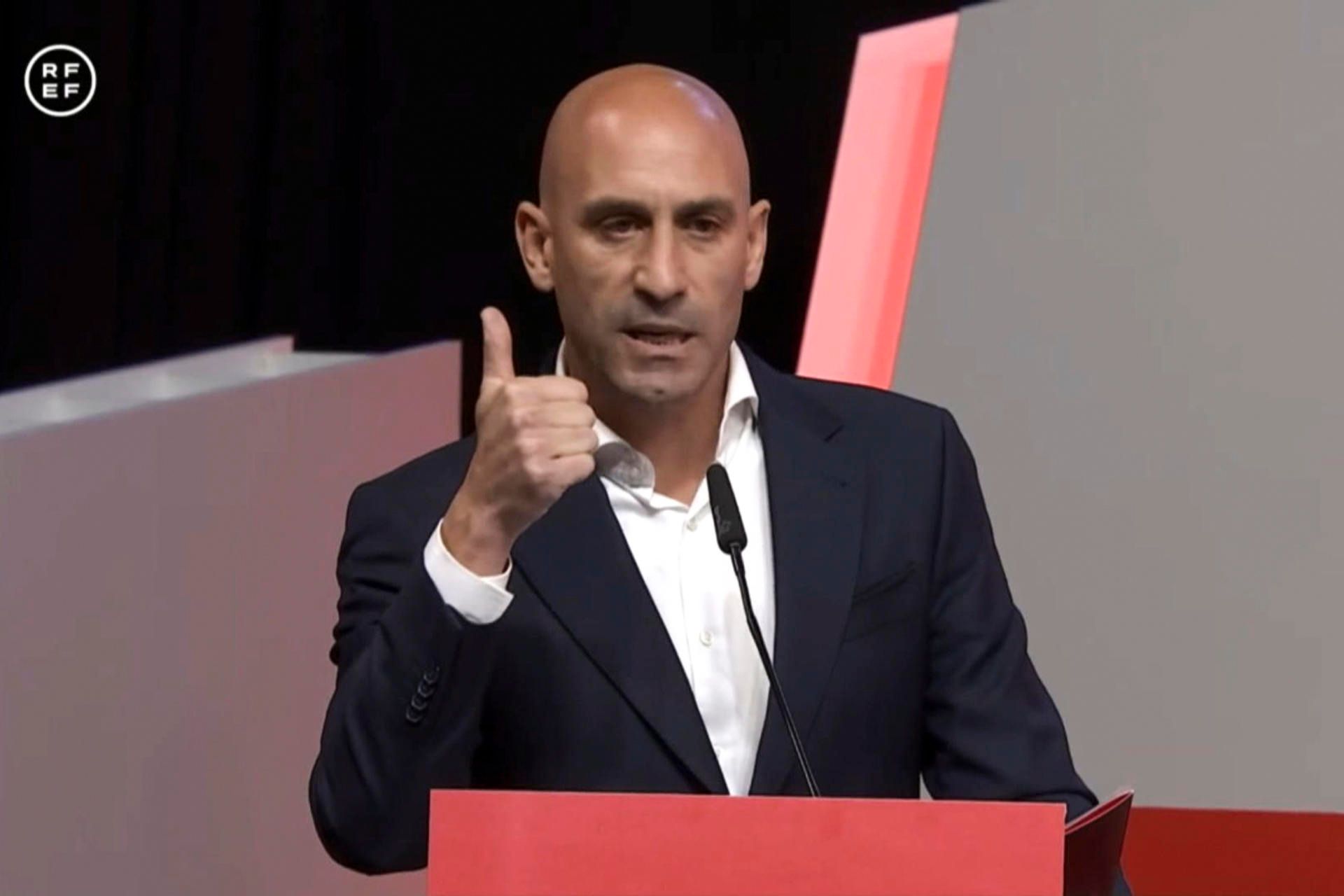  Rubiales, en una Asamblea General de la RFEF (FOTO: EFE).