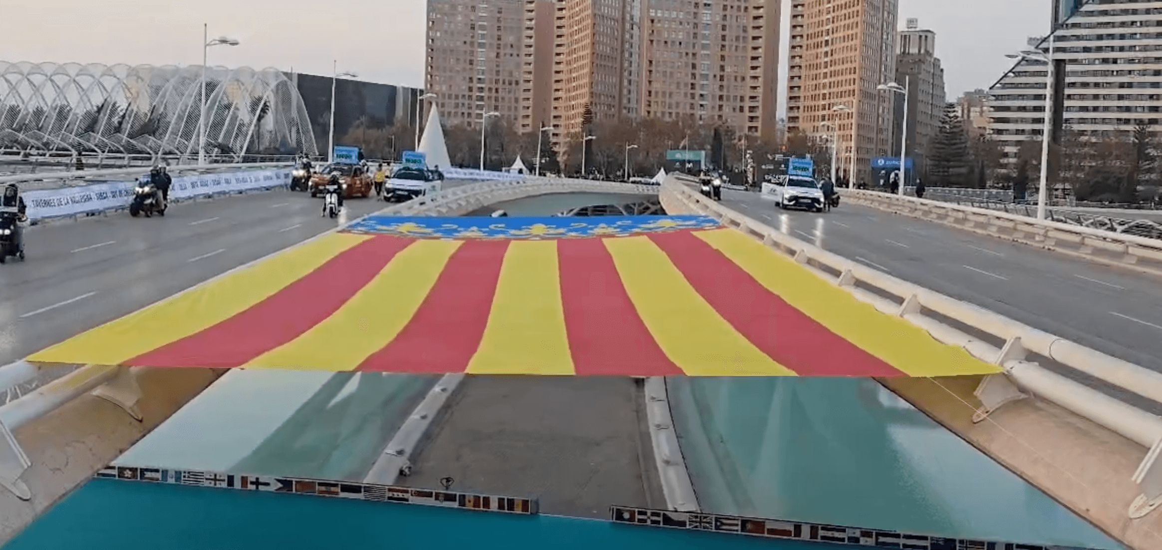  Salida más emotiva con la Senyera