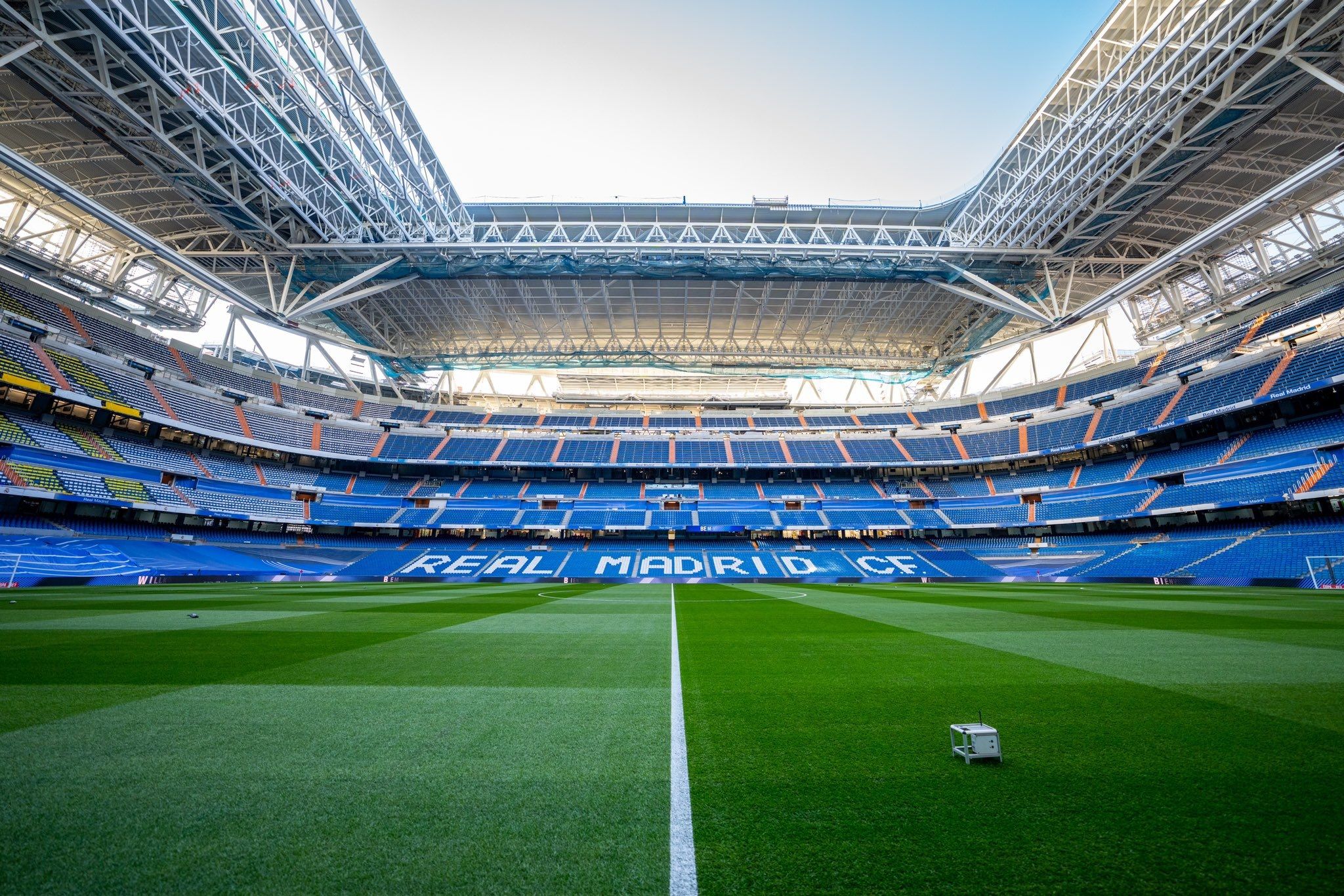 Santiago Bernabéu, estadio del Real Madrid.