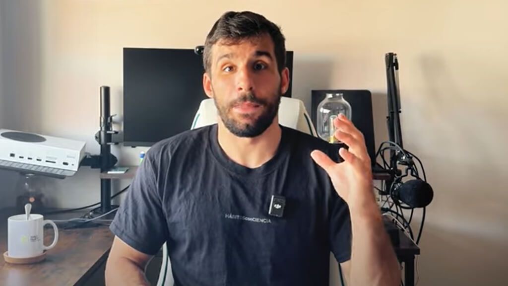  El nutricionista Saúl Sánchez en su canal de YouTube