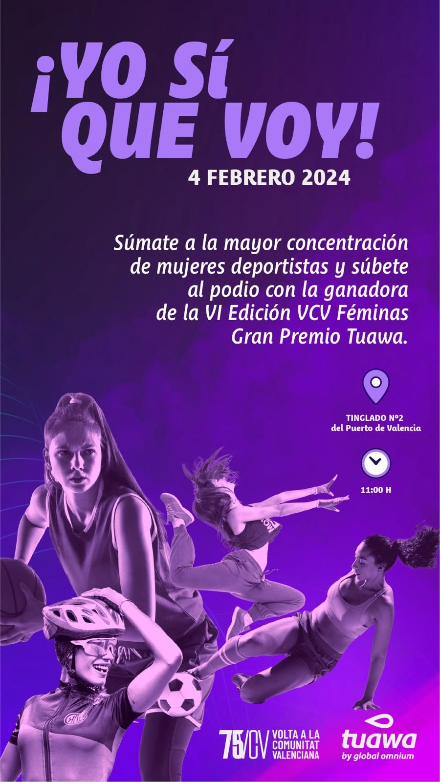  Se busca la mayor concentración de deportistas femeninas para el final de la Volta a la Comunitat