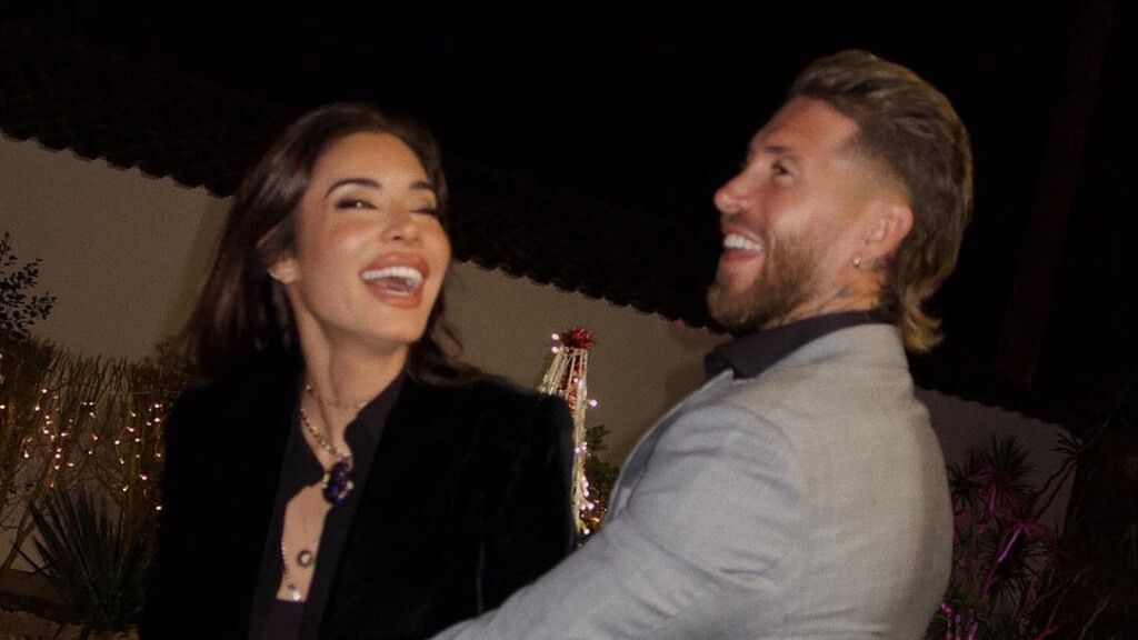 Sergio Ramos y Pilar Rubio celebrando la Nochevieja (@pilarrubio)