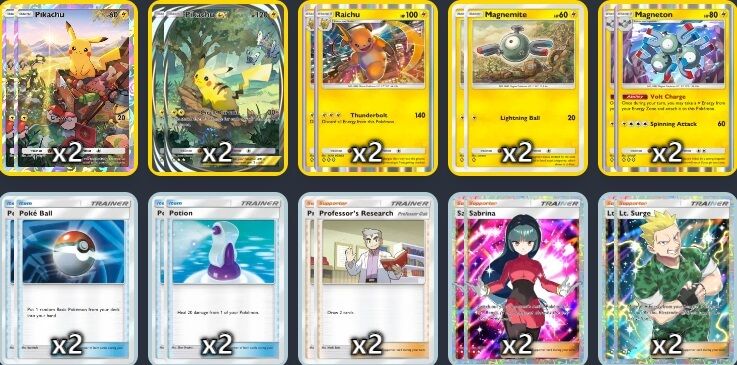 El mazo eléctrico sin Zapdos en Pokémon Pocket.