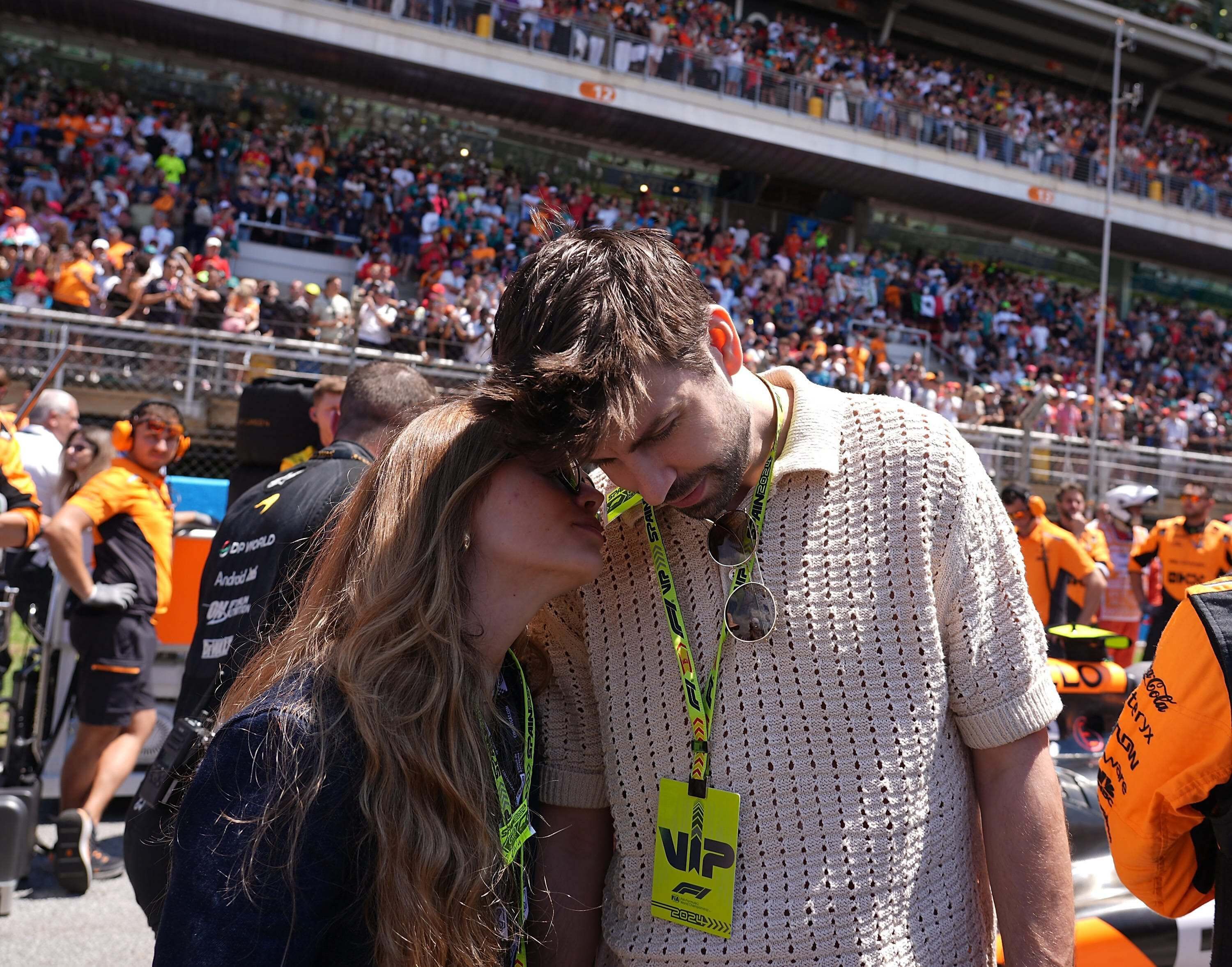  Clara Chía y Gerard Piqué en la Fórmula 1 de Barcelona (Cordon Press)