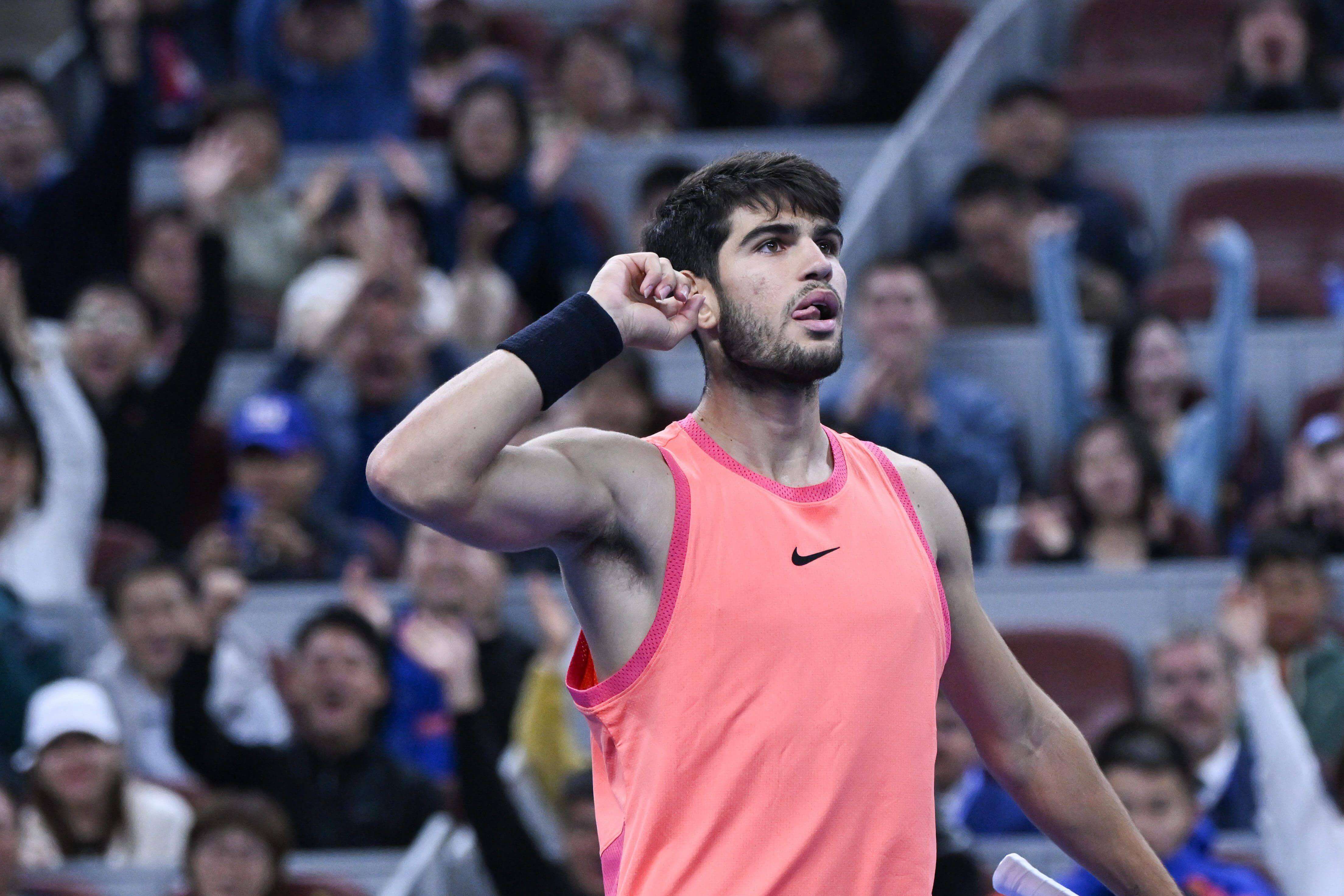  Carlos Alcaraz en el Open de Chino (Cordon Press)