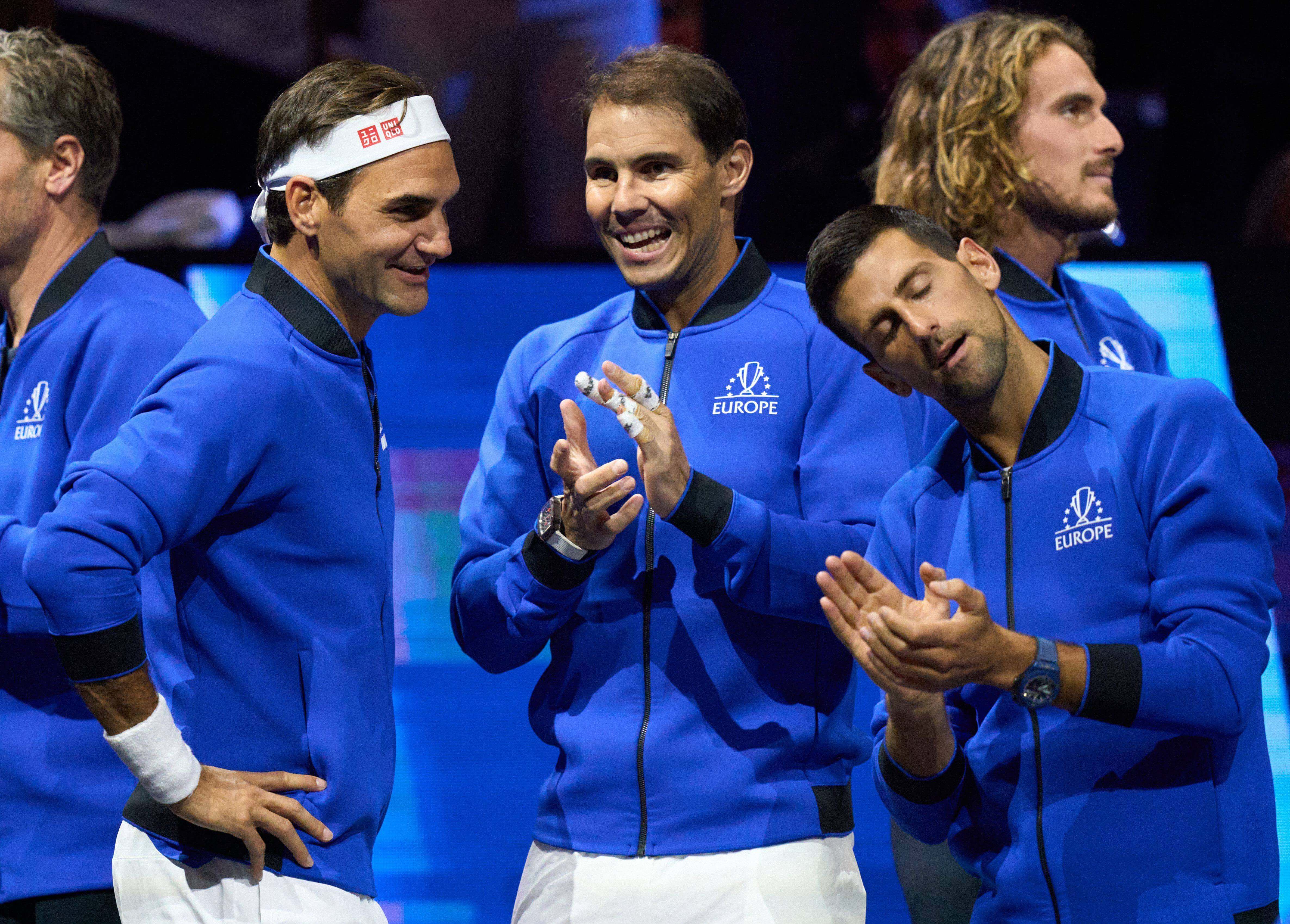  Roger Federer, Rafa Nadal y Novak Djokovic (Fuente: Cordon Press)