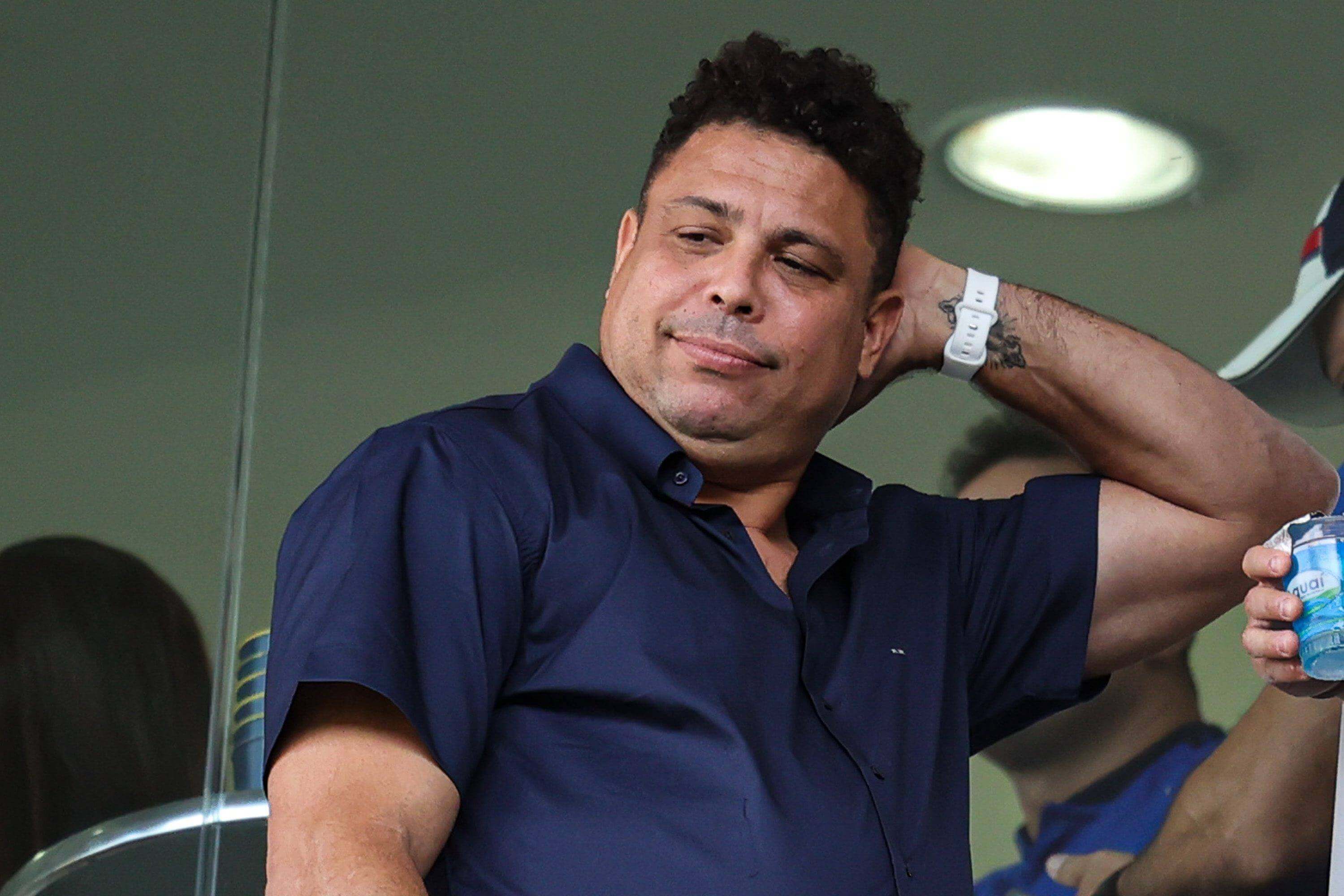  Ronaldo Nazário, en un partido de fútbol.