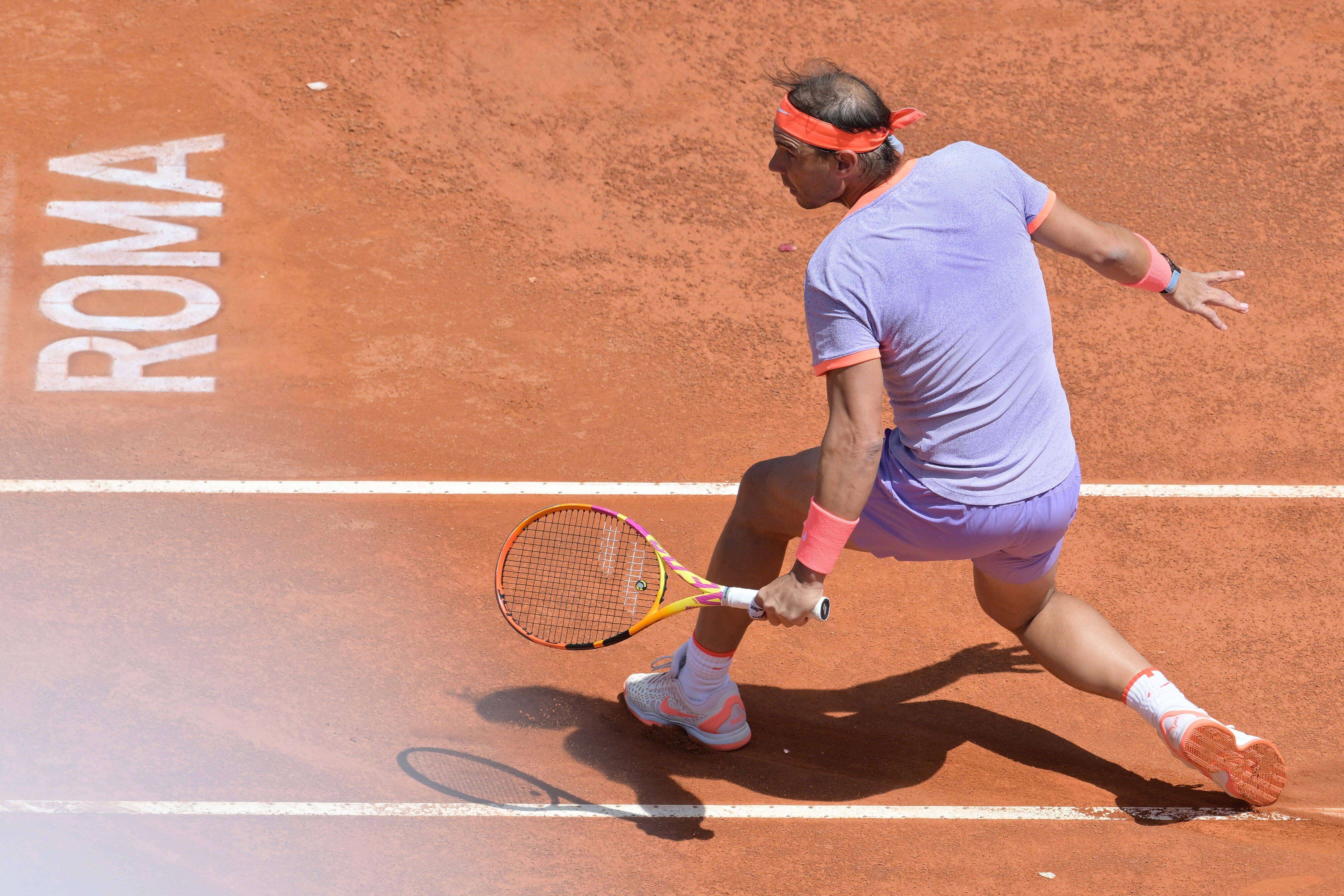  Rafa Nadal en el Masters 1000 de Roma (Europa Press)