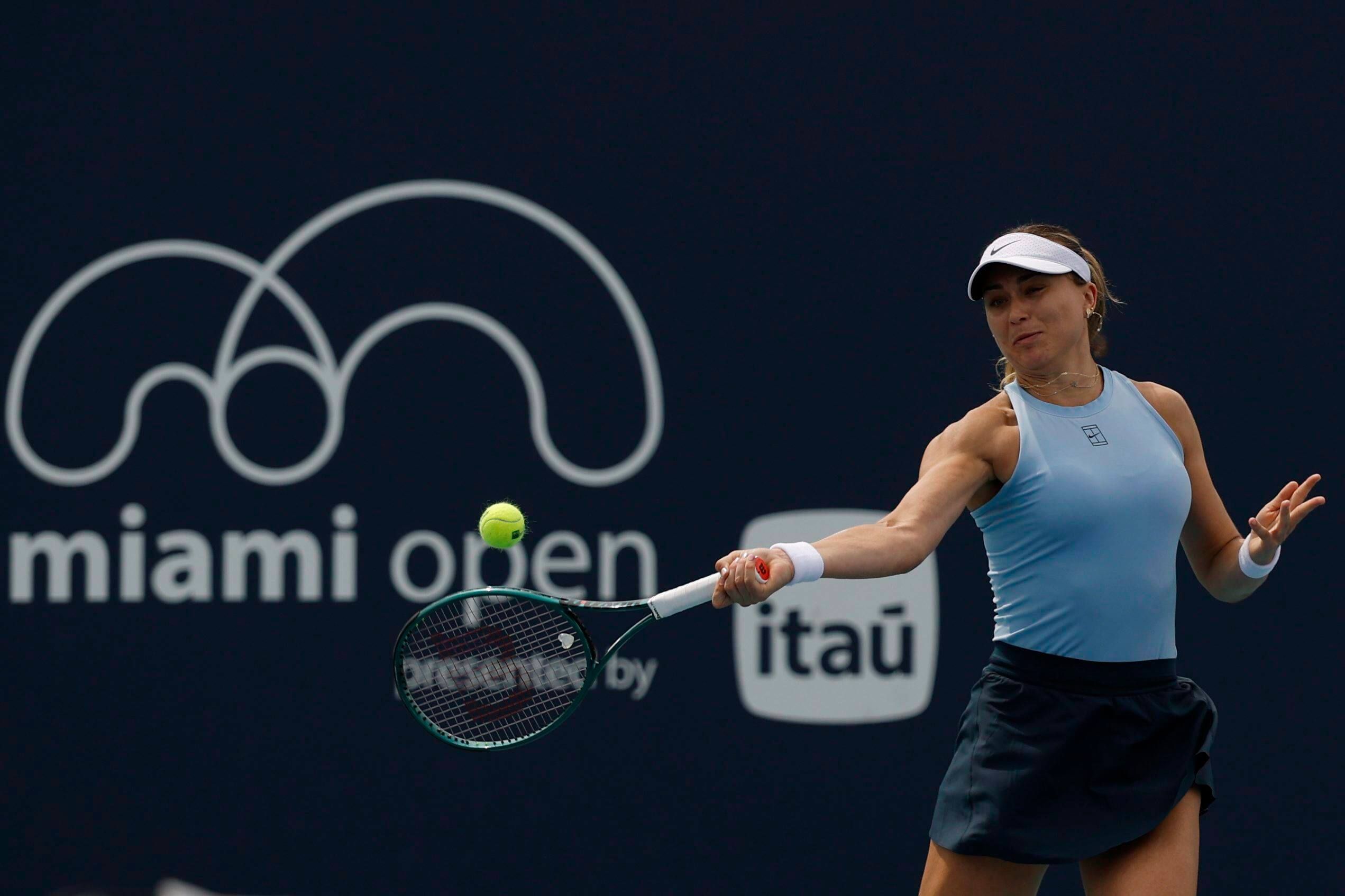 Paula Badosa, en Miami.