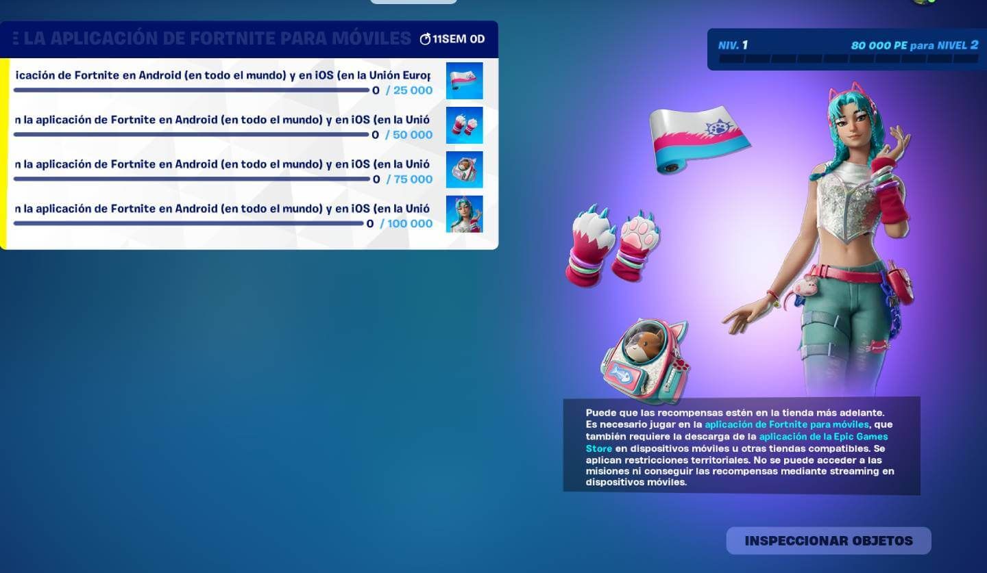  Las misiones para conseguir gratis la skin de Katalina en Fortnite (Android e iOS)