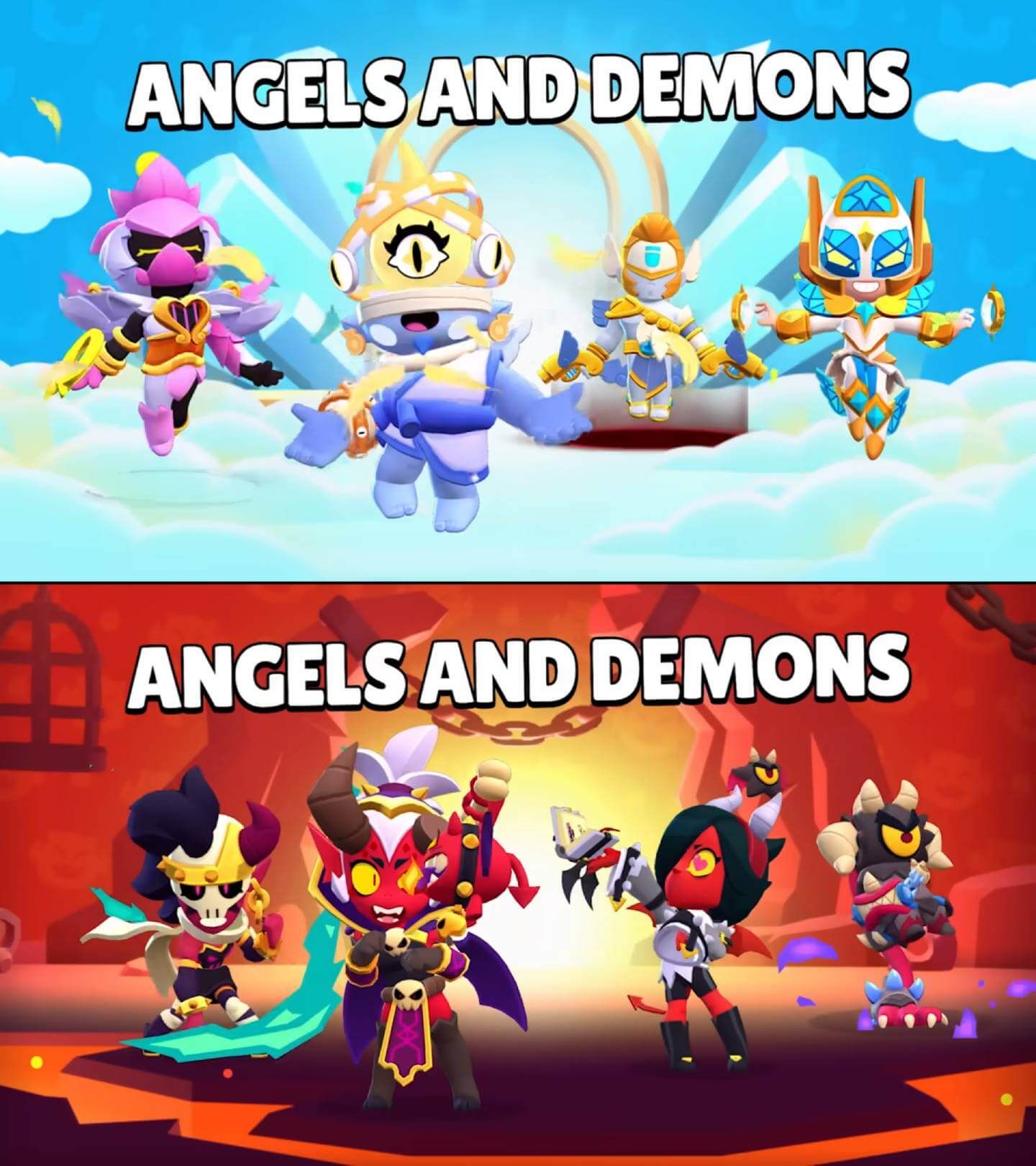  Las skins angelicales y demoniacas en Brawl Stars