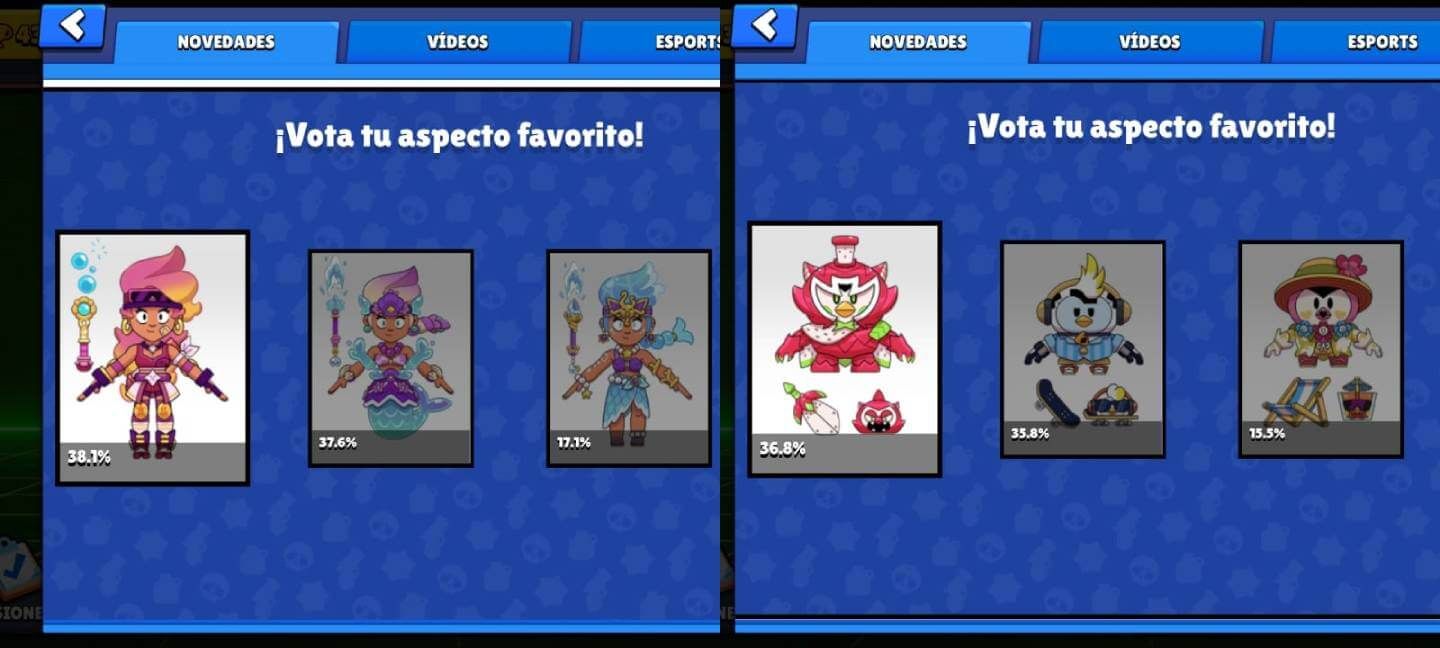 Votación finalizada para las skins de Amber y Mr.P en Brawl Stars
