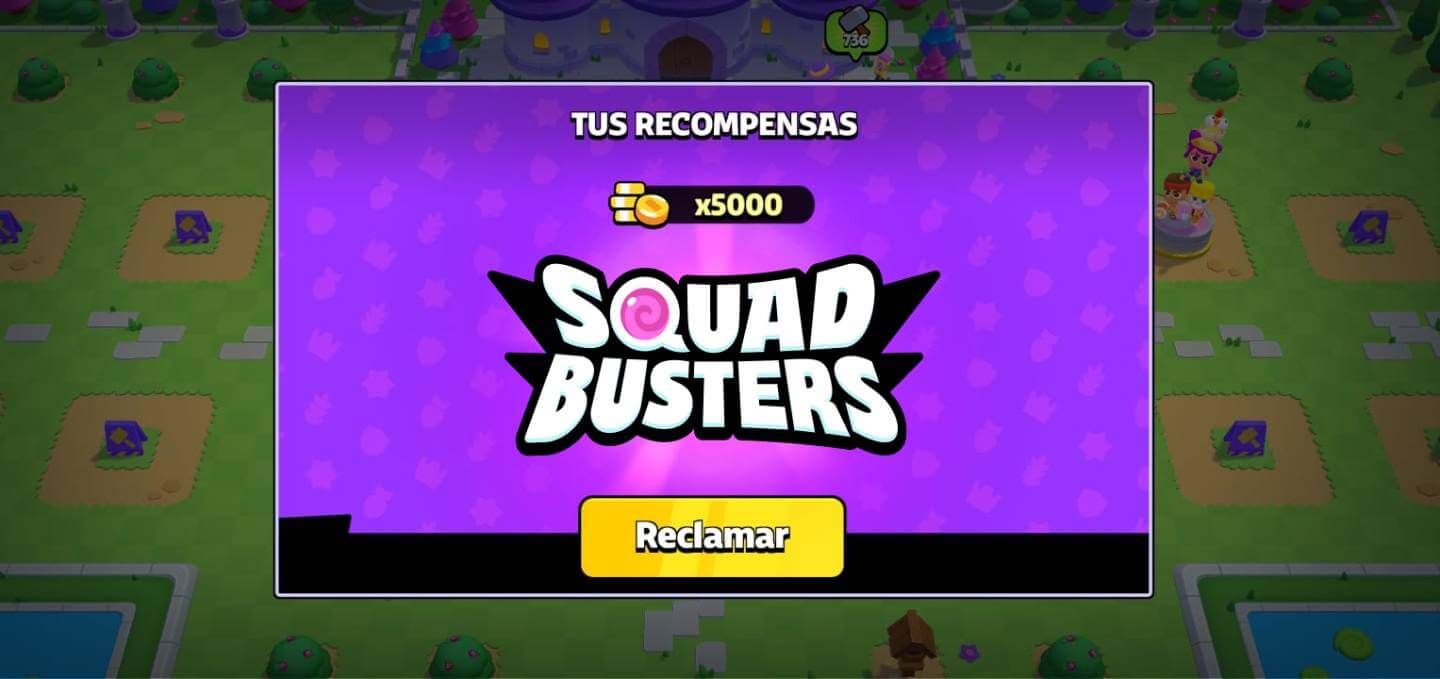  El regalo de 5000 monedas en Squad Busters por el lanzamiento global
