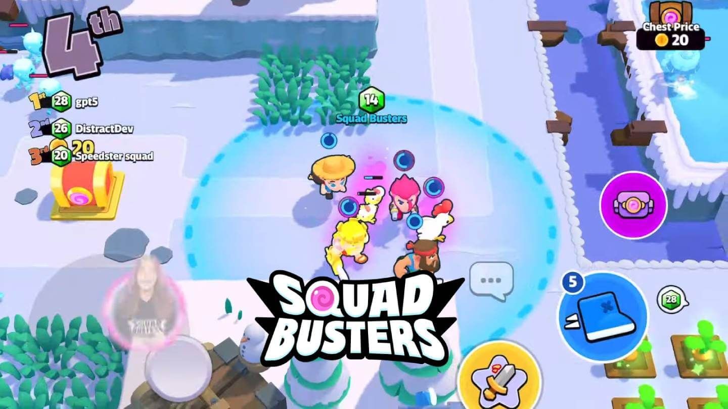 El Mundo Nevado de Squad Busters