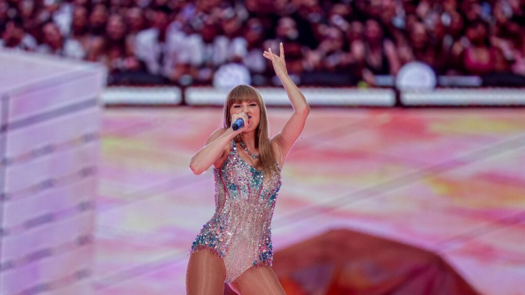 Taylor Swift en el primer concierto en el Santiago Bernabéu (EuropaPress)