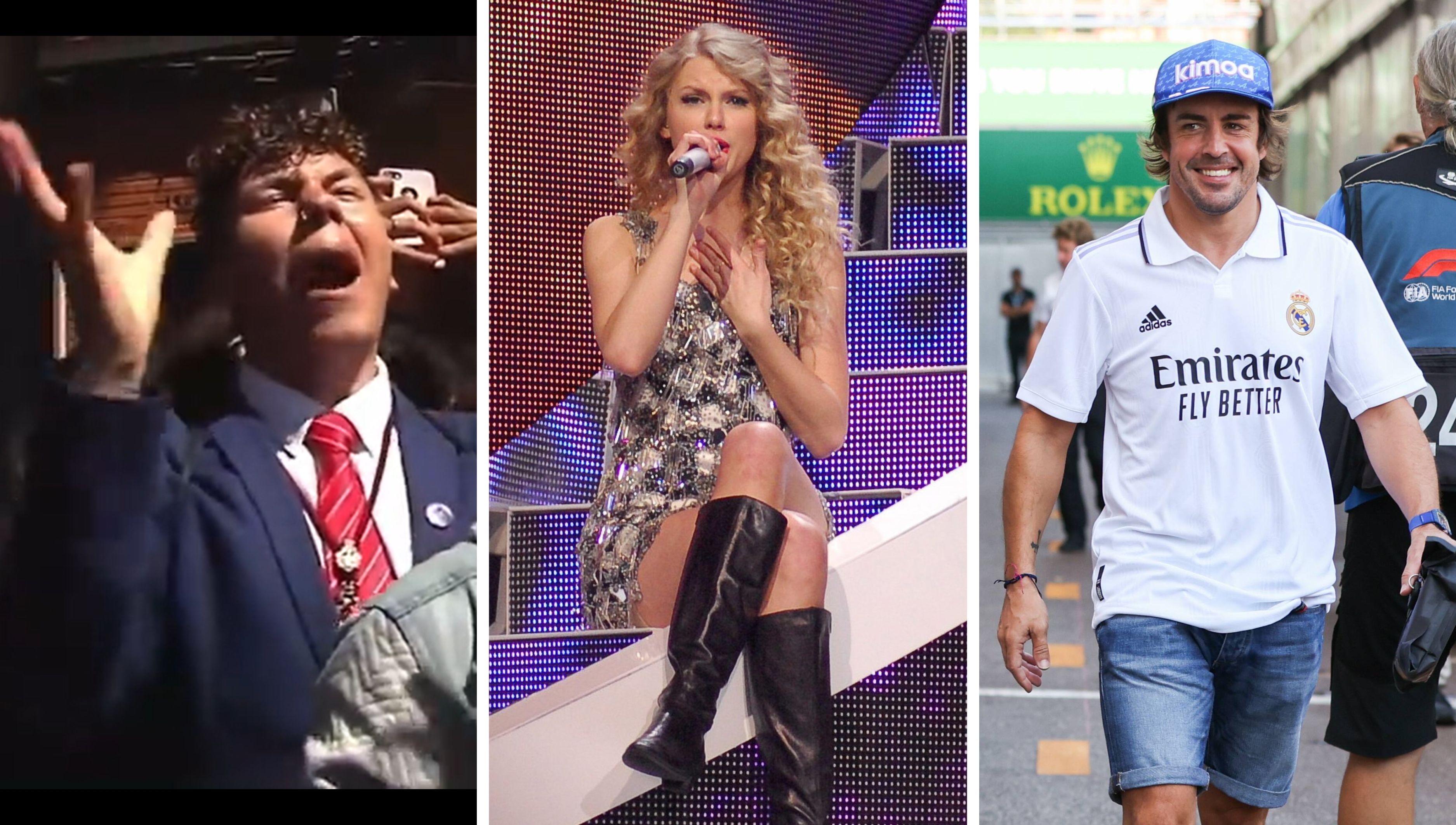 Taylor Swift, uno de los devotos del Cerro y Fernando Alonso.