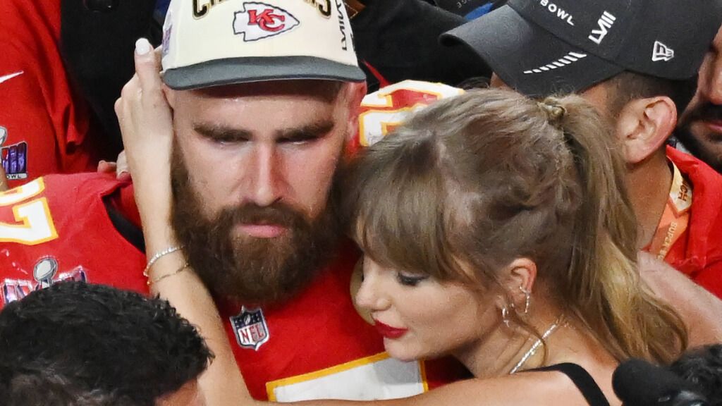 Taylor Swift y Travis Kelce en la Super Bowl 2024 (Cordon Press)
