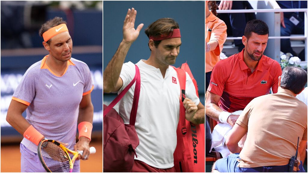  El Big Three del tenis con Nadal, Federer y Djokovic (Fuente: Cordon Press).