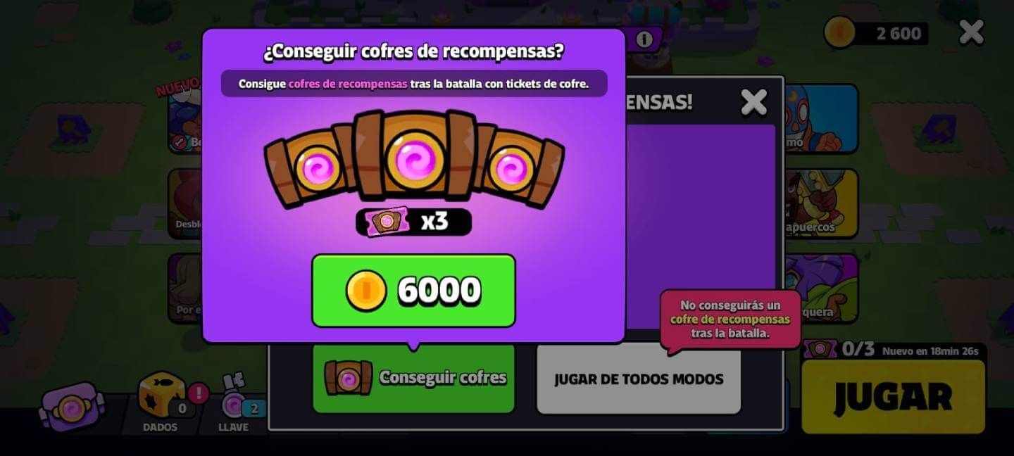 Los tickets de cofres en Squad Busters