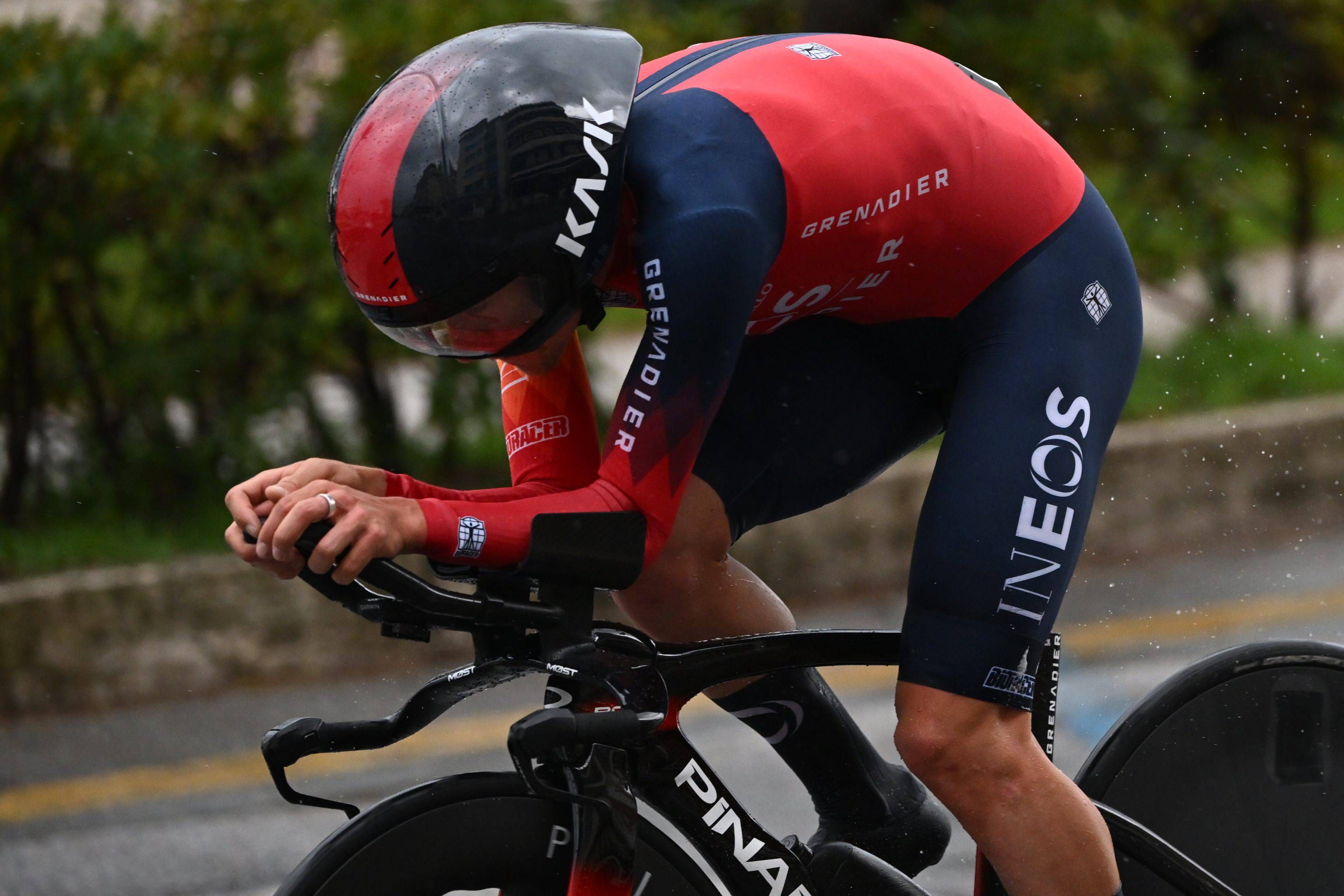  Tom Pidcock en la Tirreno-Adriático 2023.