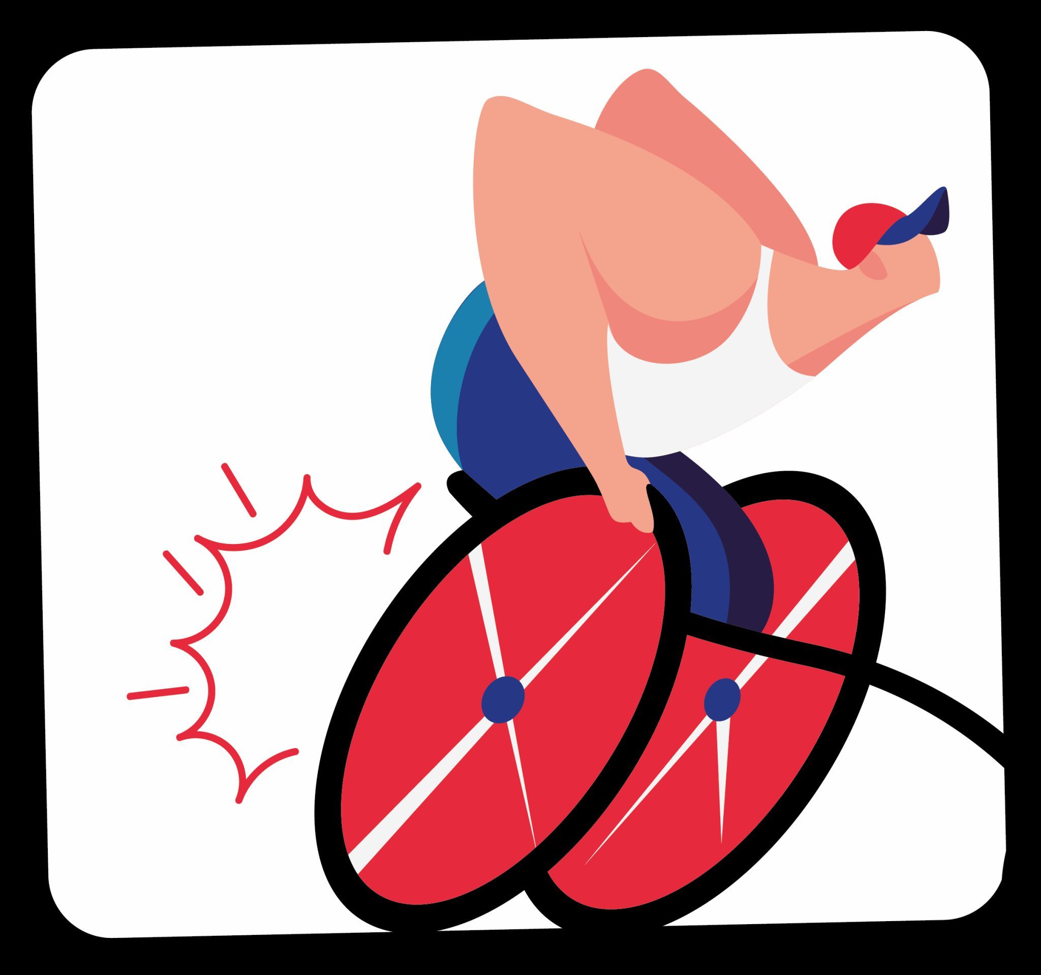  Topher Triviño y la selección de fútbol en silla de ruedas