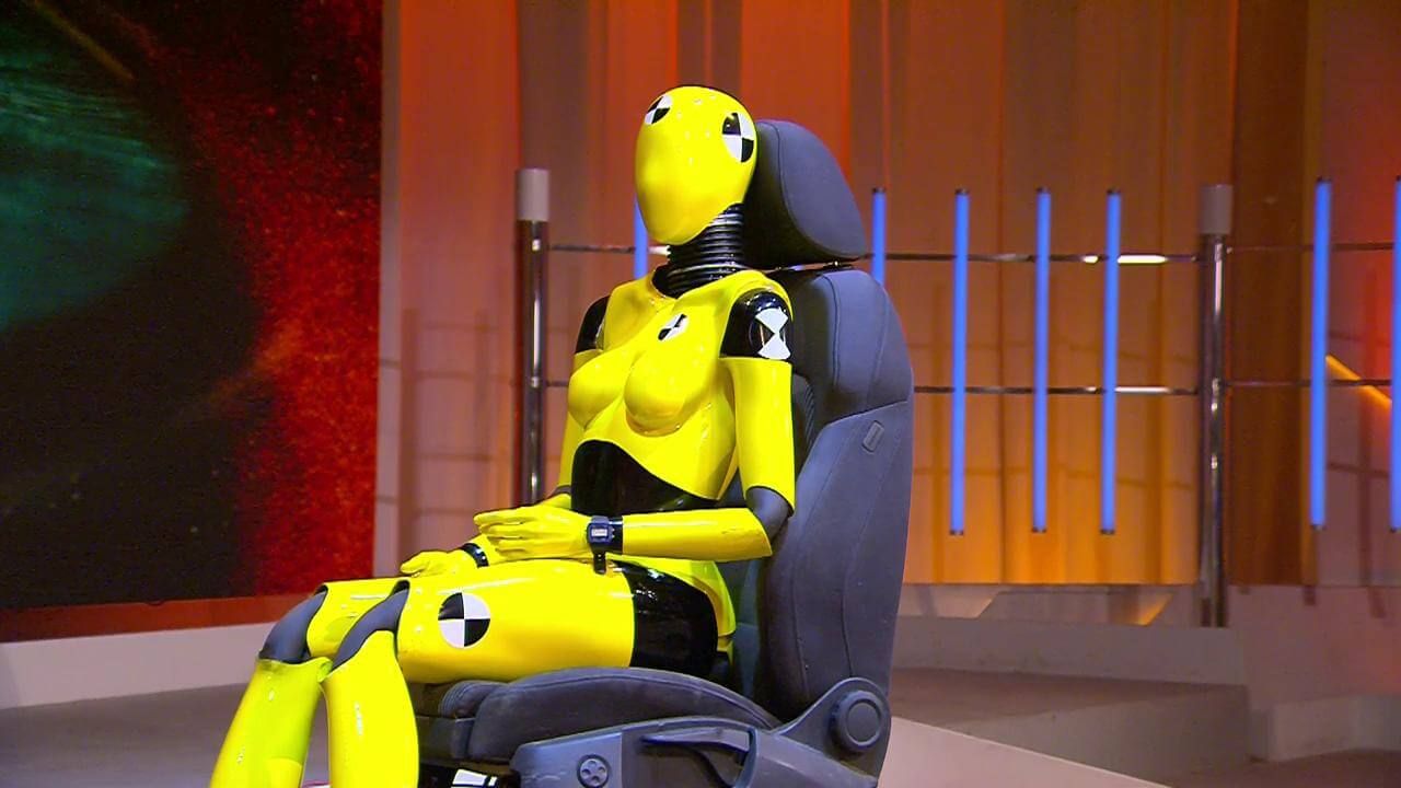 Un dummy que se utiliza para pruebas previas a la venta de vehículos.