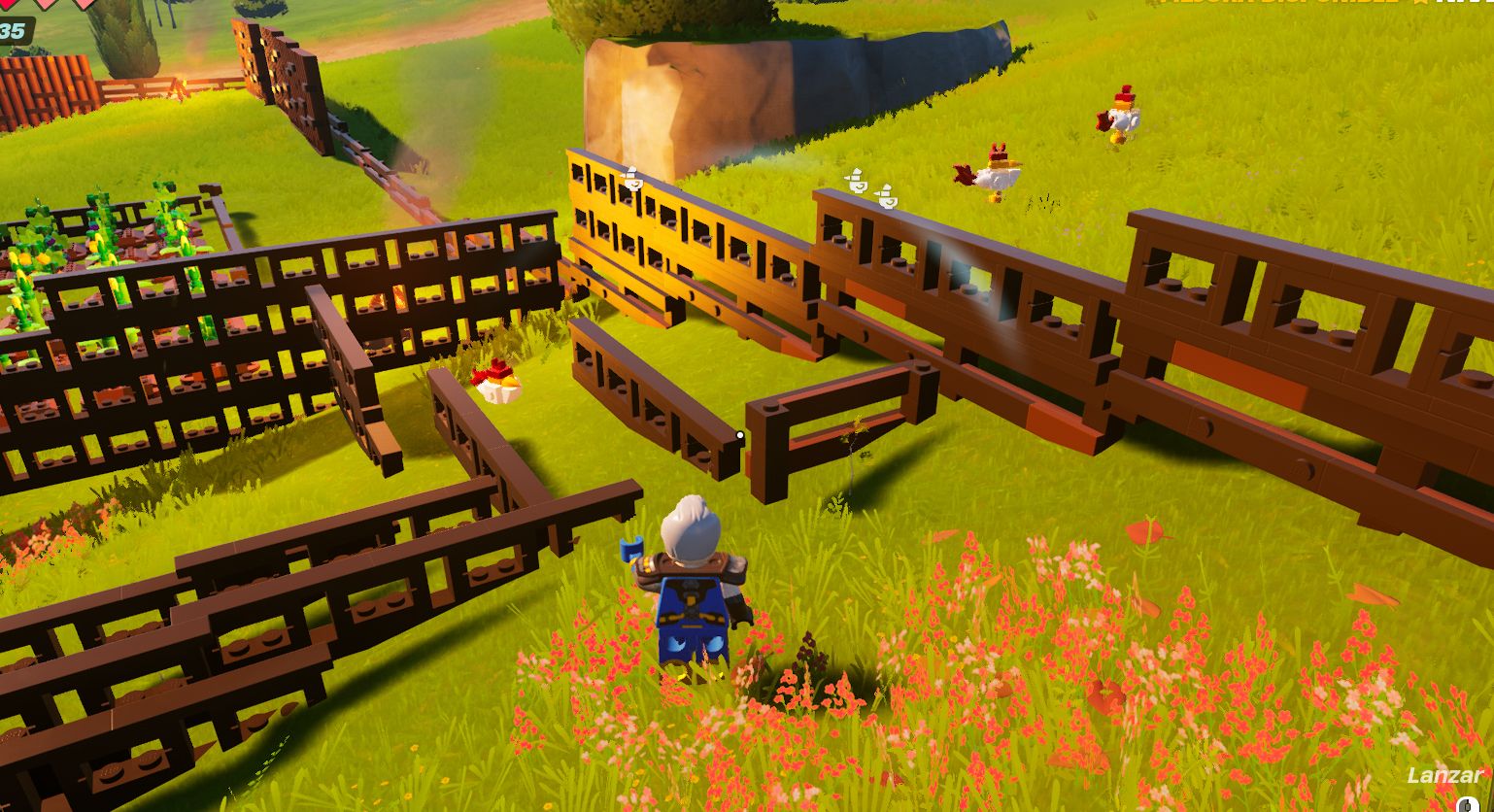  Una granja en LEGO Fortnite