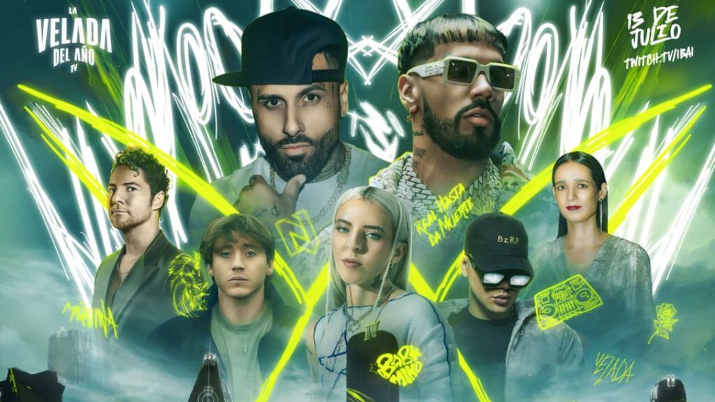  Los artistas confirmados para La Velada del Año 4 (X: @IbaiLlanos)