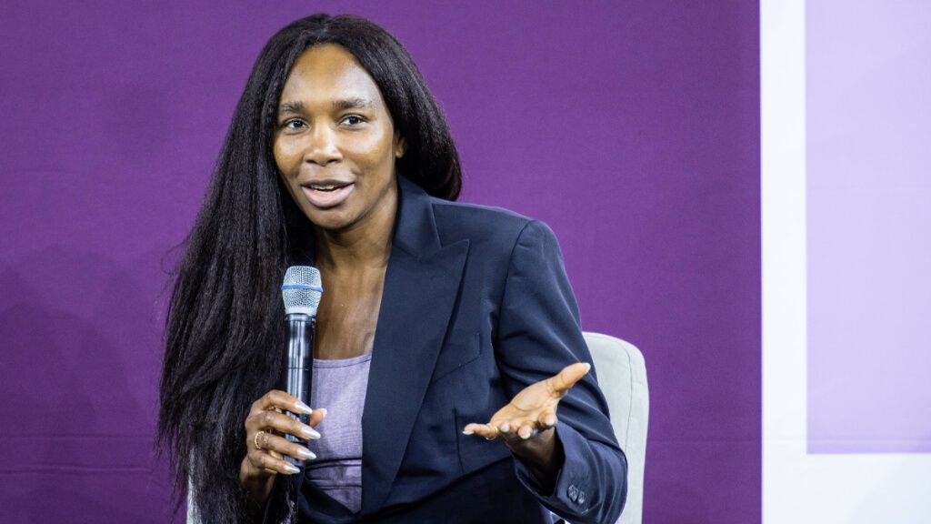 Venus Williams durante el UNMATCHED: Gender Equity in Sports Conference
