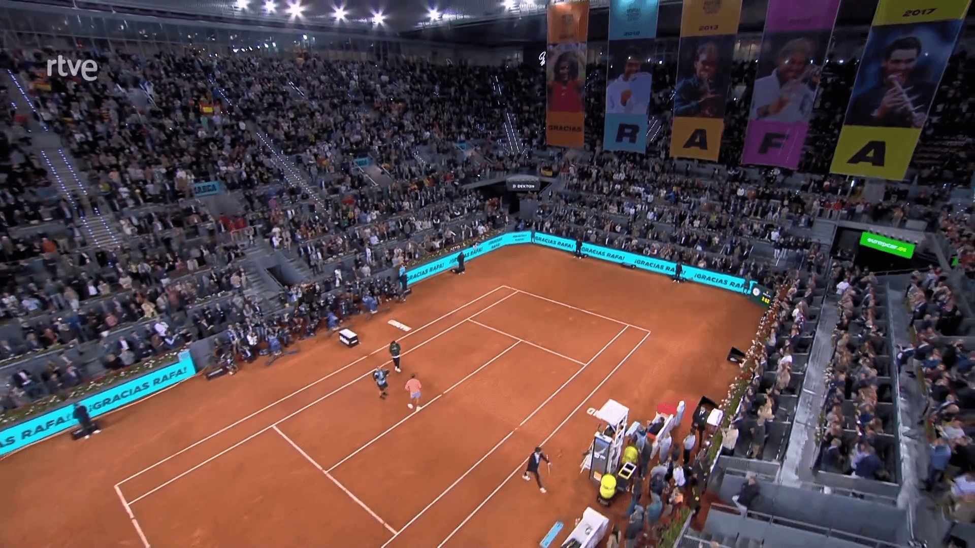 El homenaje del Mutua Madrid Open a Rafa Nadal (RTVE)