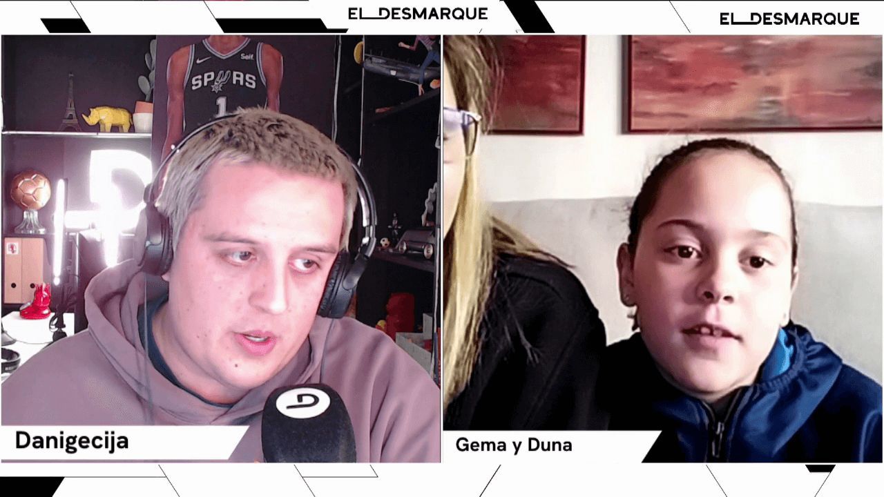 Duna, durante la entrevista en el Twitch de ElDesmarque